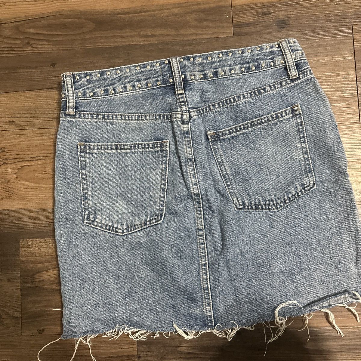 Pistola Pistola studded mini skirt Size 29" - 3 Thumbnail