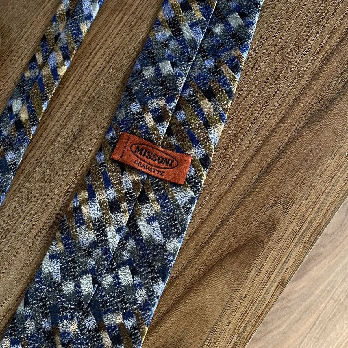 Missoni Vintage Missoni Cravatte Tie Soilk Old Money 00s Y2K Size ONE SIZE - 3 Thumbnail