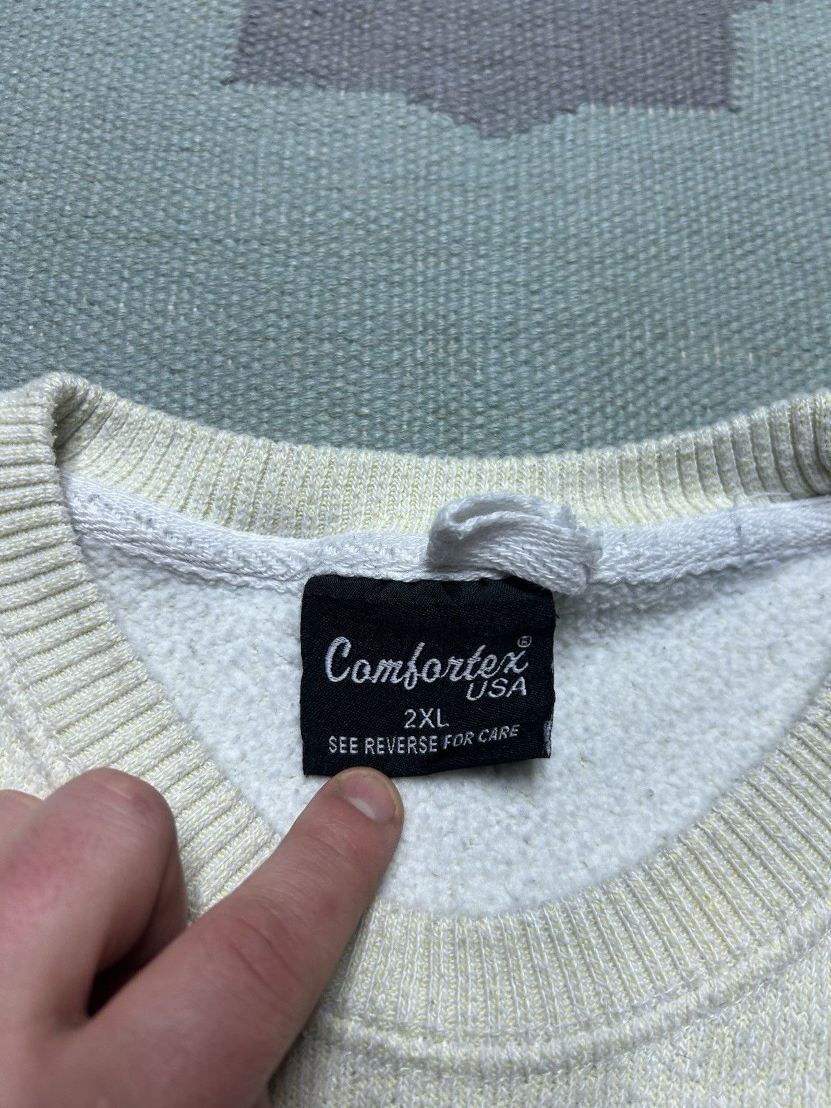 Vintage Vtg sweatshirt Madera Beach Florida ocean beach large long Size US L / EU 52-54 / 3 - 4 Thumbnail