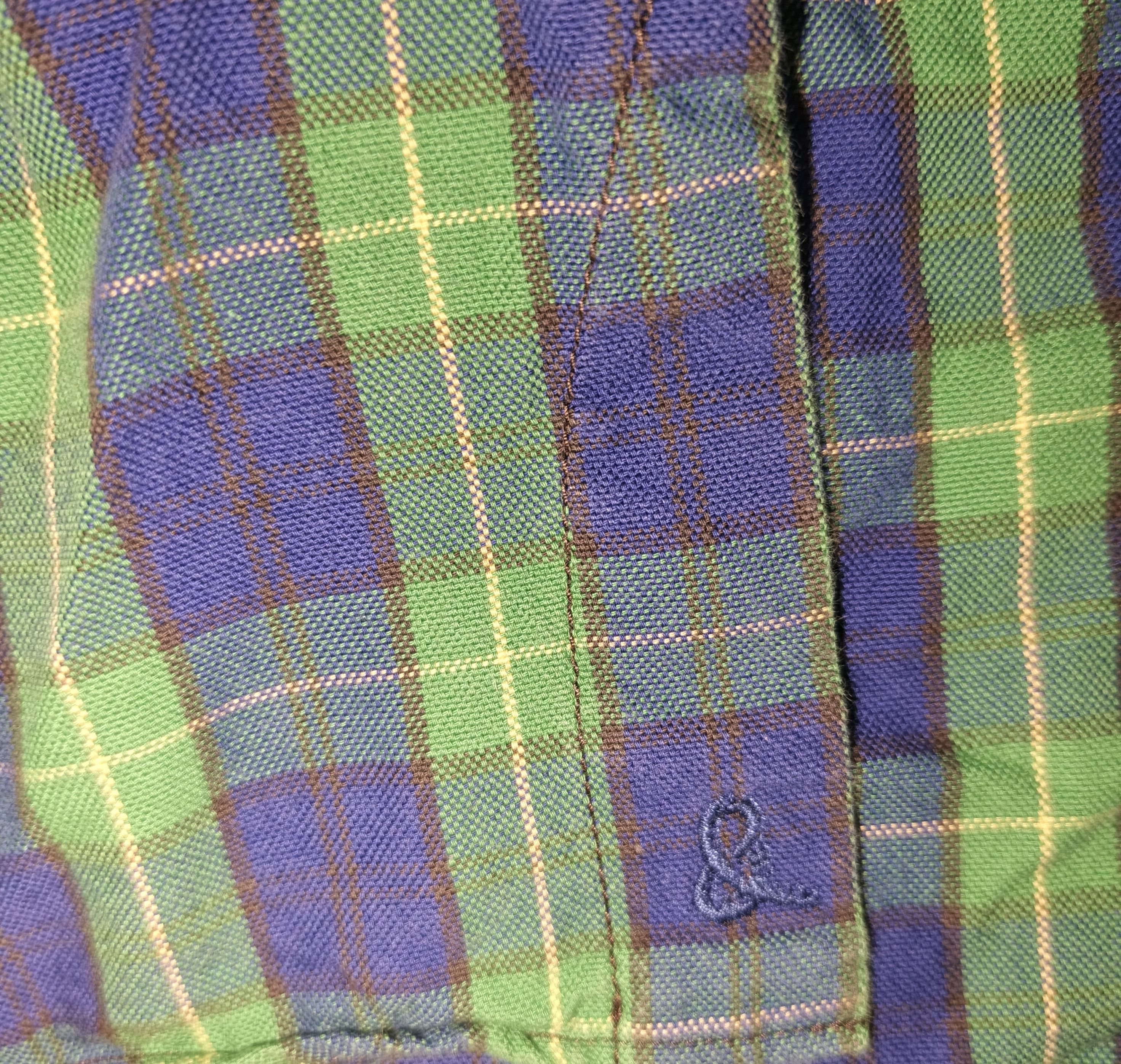 45rpm 45rpm Green & Blue Plaid Longsleeve Shirt Size M / US 6-8 / IT 42-44 - 12 Thumbnail