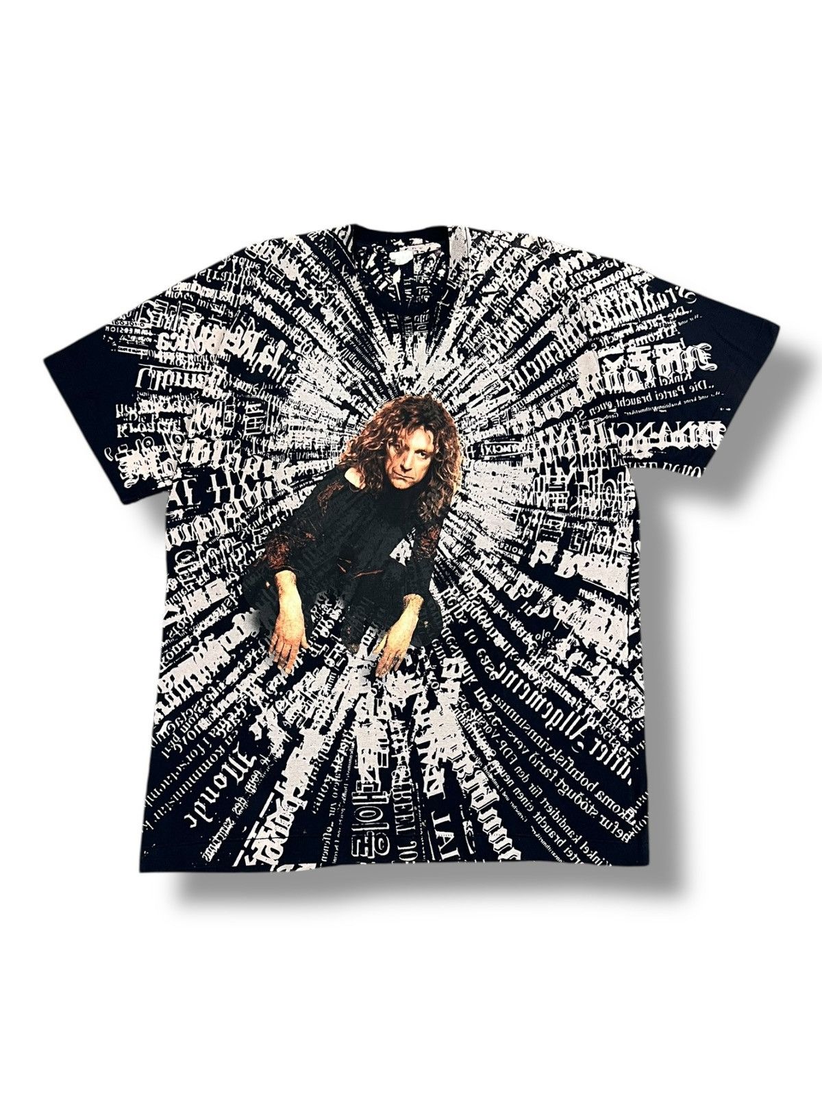 Band Tees Vintage Robert Plant All-Over Print Rock Tee Size US L / EU 52-54 / 3 - 1 Thumbnail