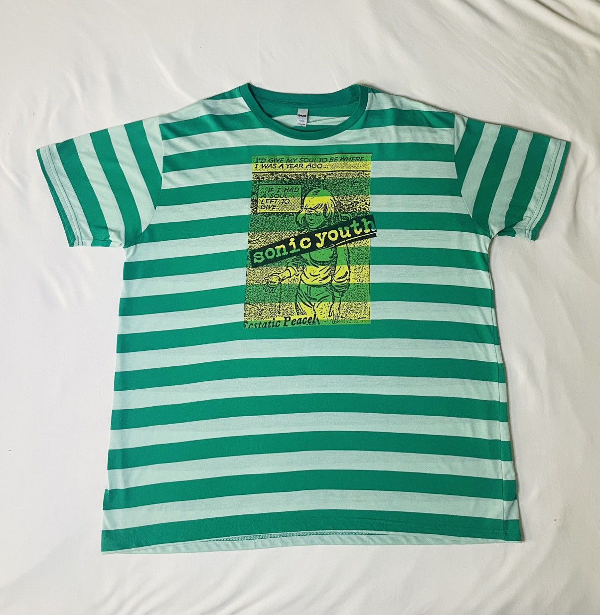 絶版‼️ Sonic Youth 「Ecstatic Peace!」 ZINE Other Sonic Youth – „Ecstatic Peace“ Vintage Style Bandshirt | Grailed