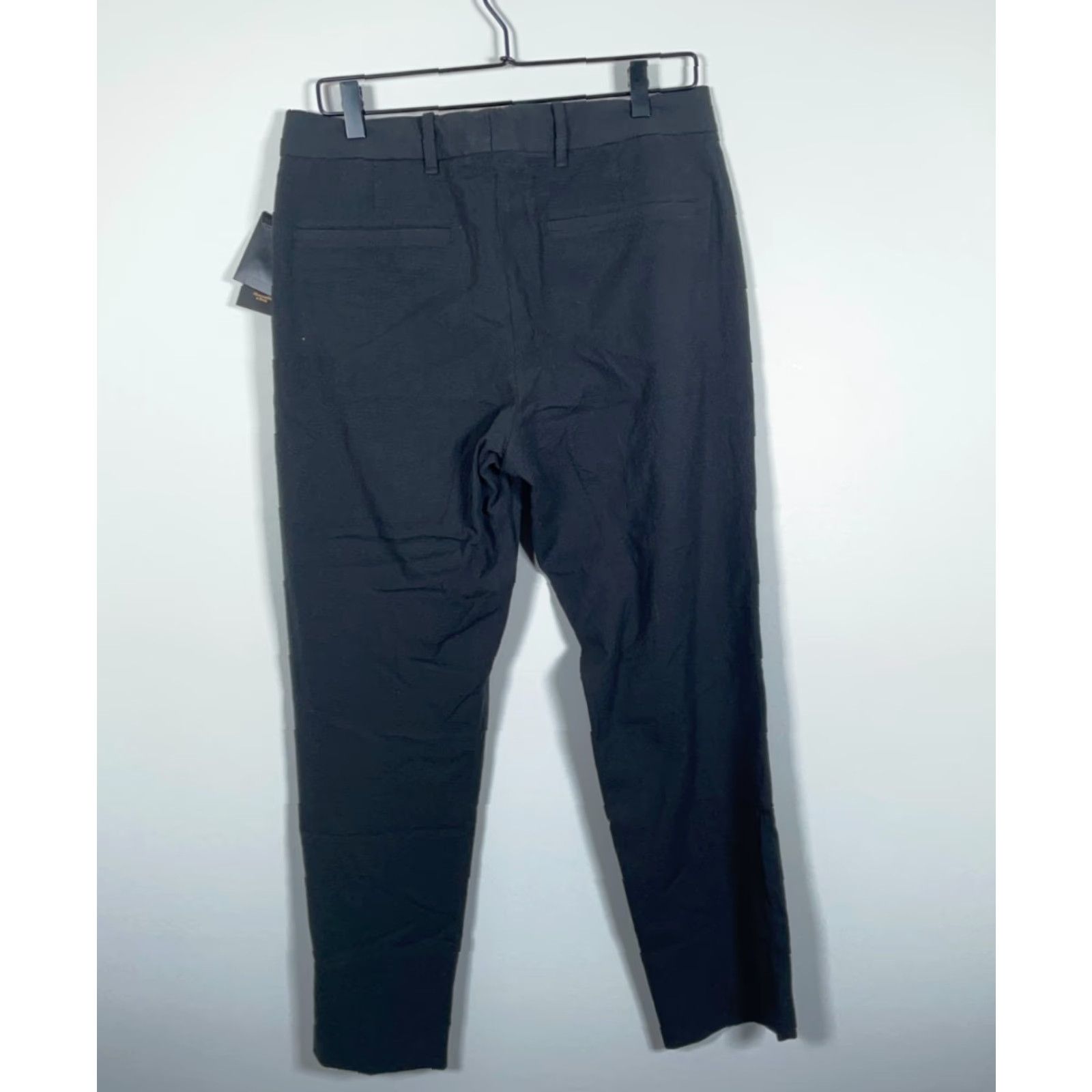 Abercrombie & Fitch Abercrombie & Fitch Pants Men's Slim Chino Black 31 x 27.5 Unworn Seersucker Flat Front Mid Rise Tapered Size US 32 / EU 48 - 2 Thumbnail