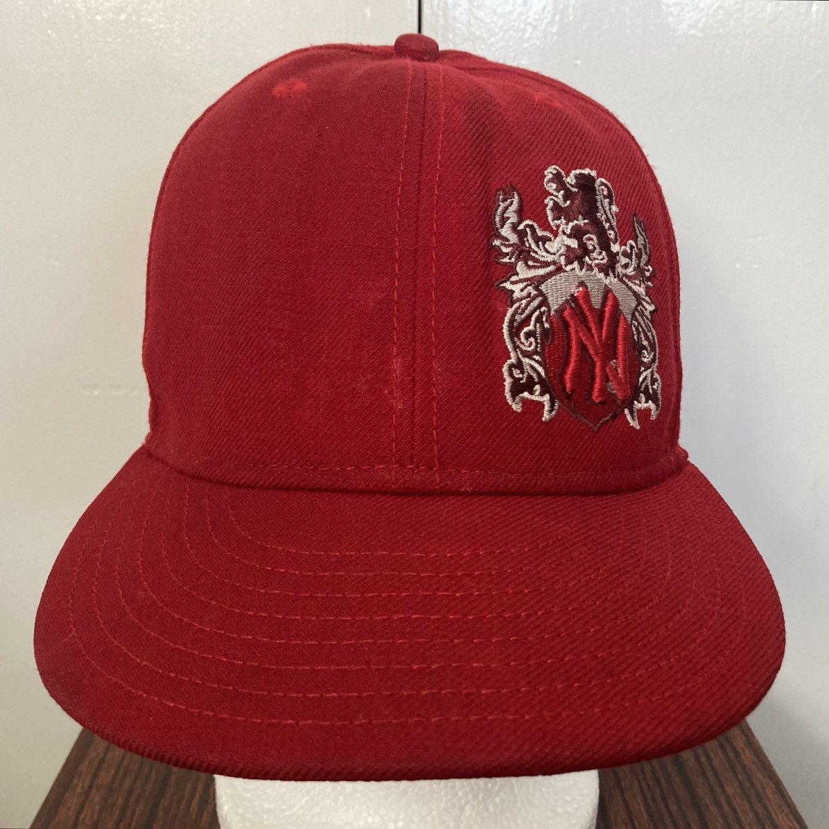 MLB NEW YORK YANKEES NEW ERA 59FIFTY RED HAT BASEBALL CAP FITTED Size ONE SIZE - 2 Thumbnail