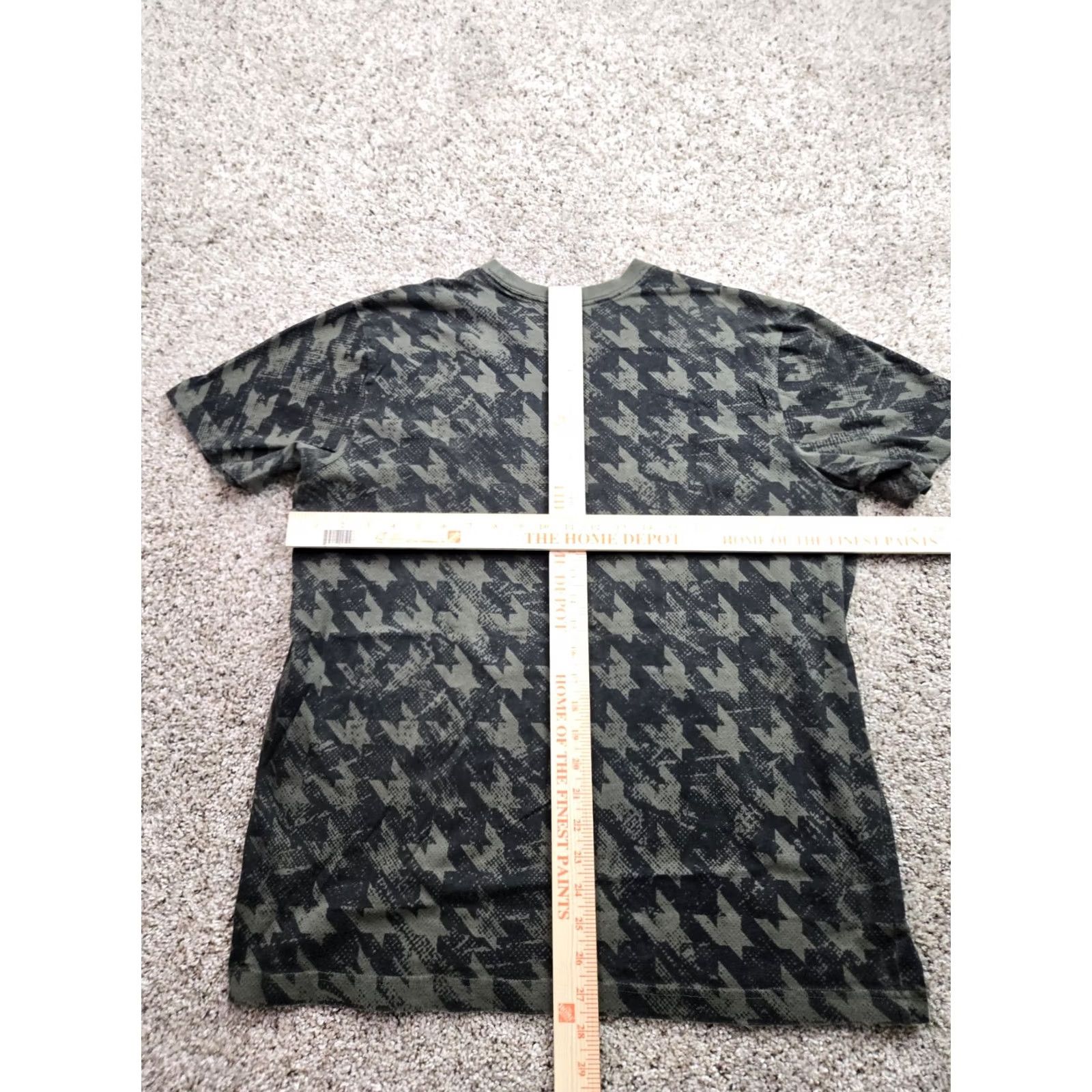 Anchor Blue VINTAGE Anchor Blue T Shirt Mens Large Green Houndstooth AOP Short Sleeve 90s Logo USA Mens Size US L / EU 52-54 / 3 - 6 Thumbnail