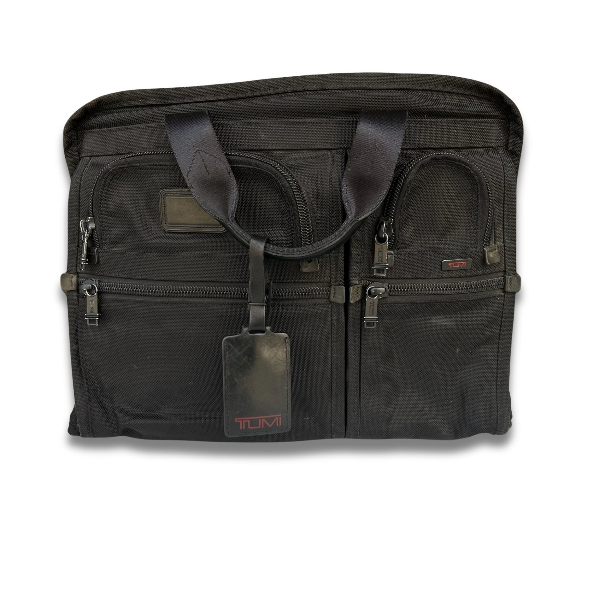 Tumi Tumi Alpha Black Expandable Organizer Laptop Briefcase With Size ONE SIZE - 2 Thumbnail