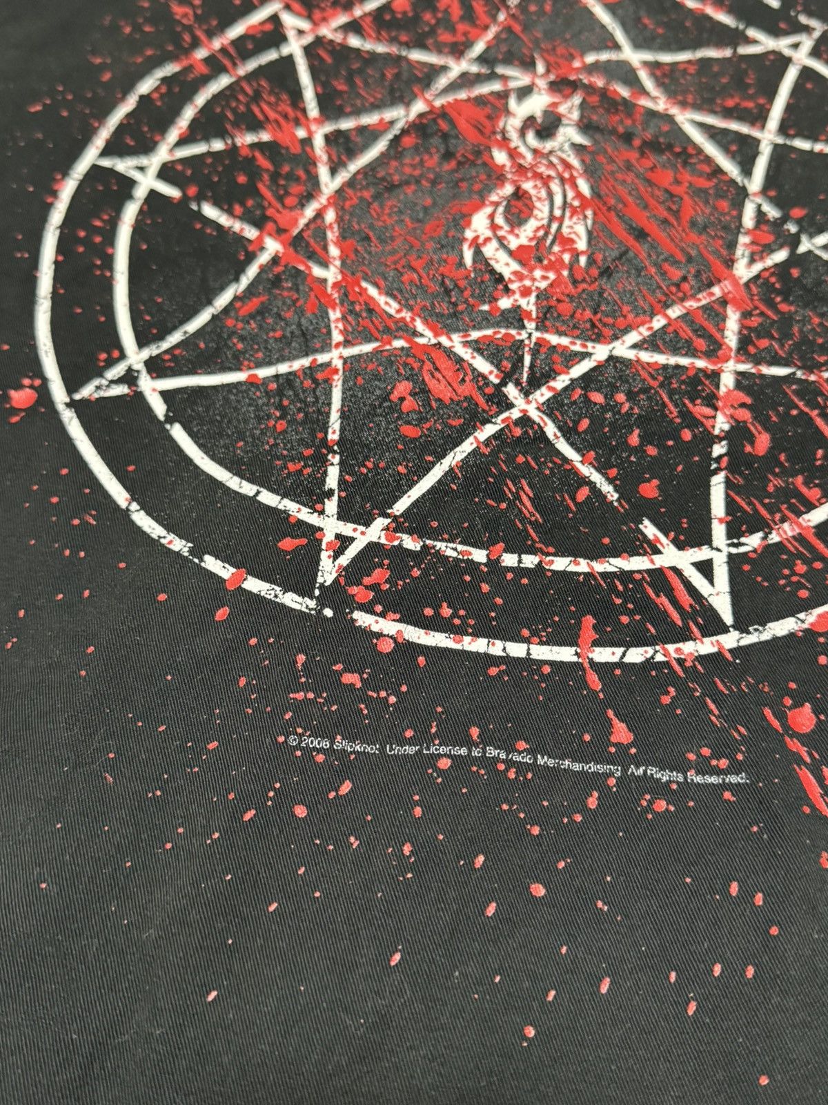 Vintage Vintage Slipknot 2008 Military Jacket Rock Band Y2k Size US L / EU 52-54 / 3 - 3 Thumbnail