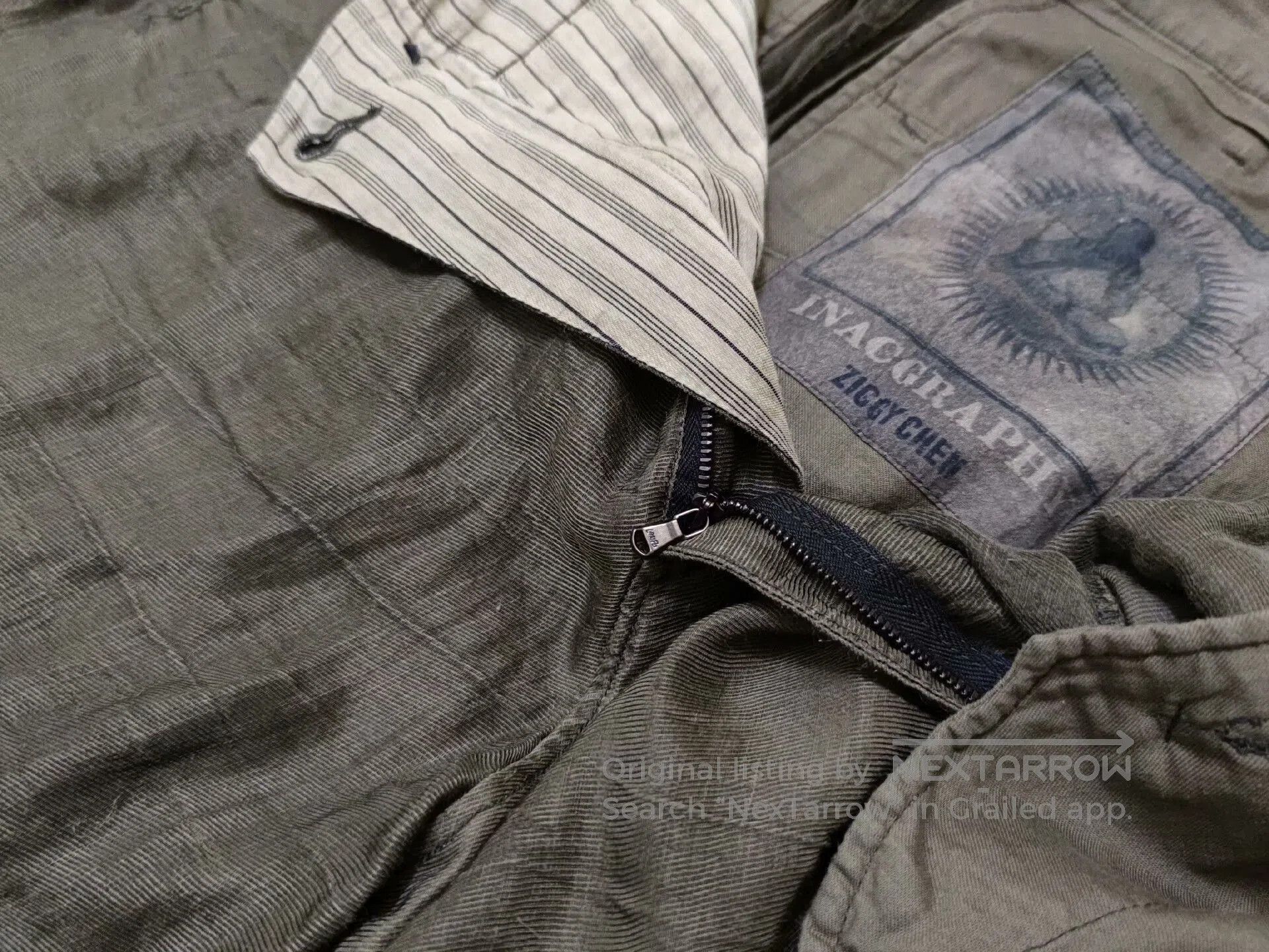 Ziggy Chen Ziggy Chen Cotton-Linen Men's Pants. Size US 30 / EU 46 - 2 Thumbnail