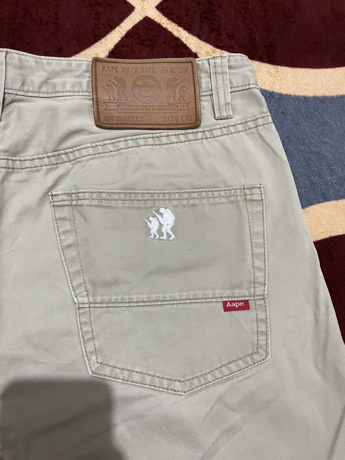 Aape CRAZY Aape chinos AOP Size US 35 - 24 Thumbnail