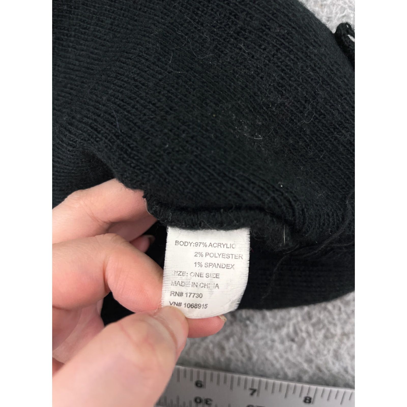 Vintage Target Beanie Toque Adult One Size Black Knit Acrylic Polyester Spandex Blend Size ONE SIZE - 5 Thumbnail