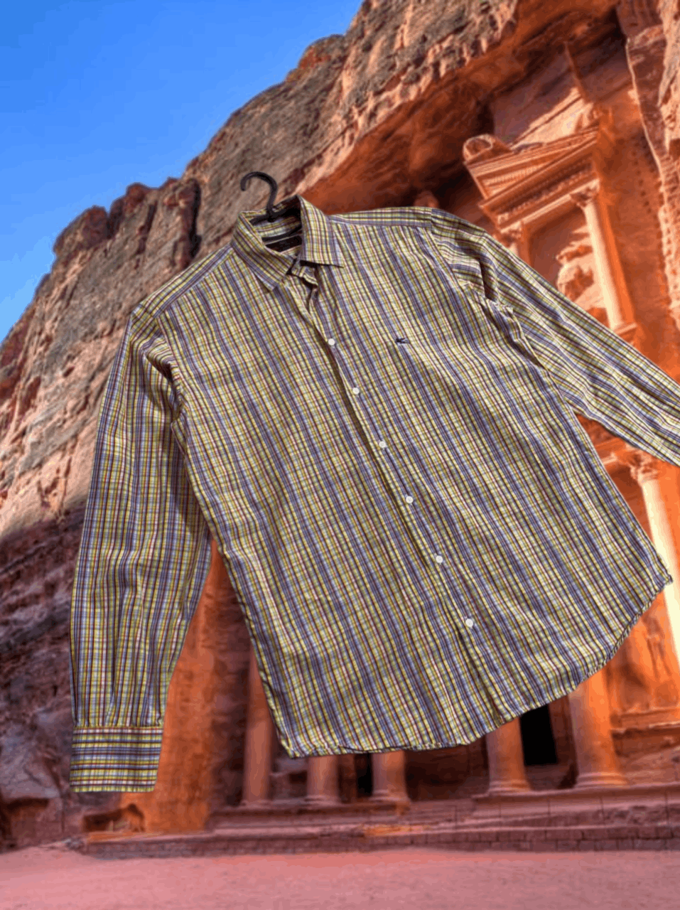 Etro Vintage Etro checkered printed classic long sleeve shirt Size US L / EU 52-54 / 3 - 1 Thumbnail