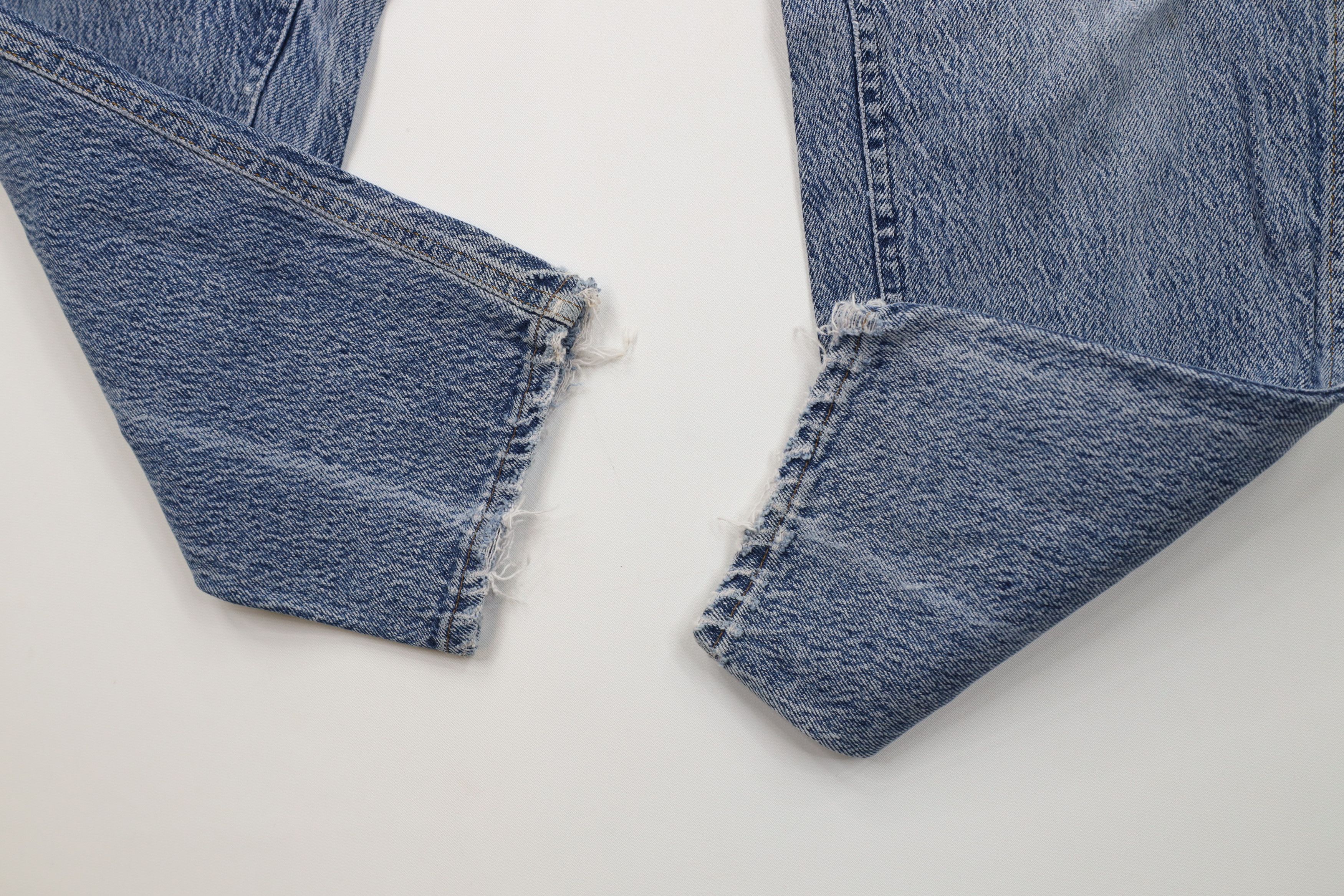 Lee Vintage 80s 90s Lee Acid Wash Tapered Leg Denim Jeans USA Size 36" / US 14 / IT 50 - 5 Thumbnail