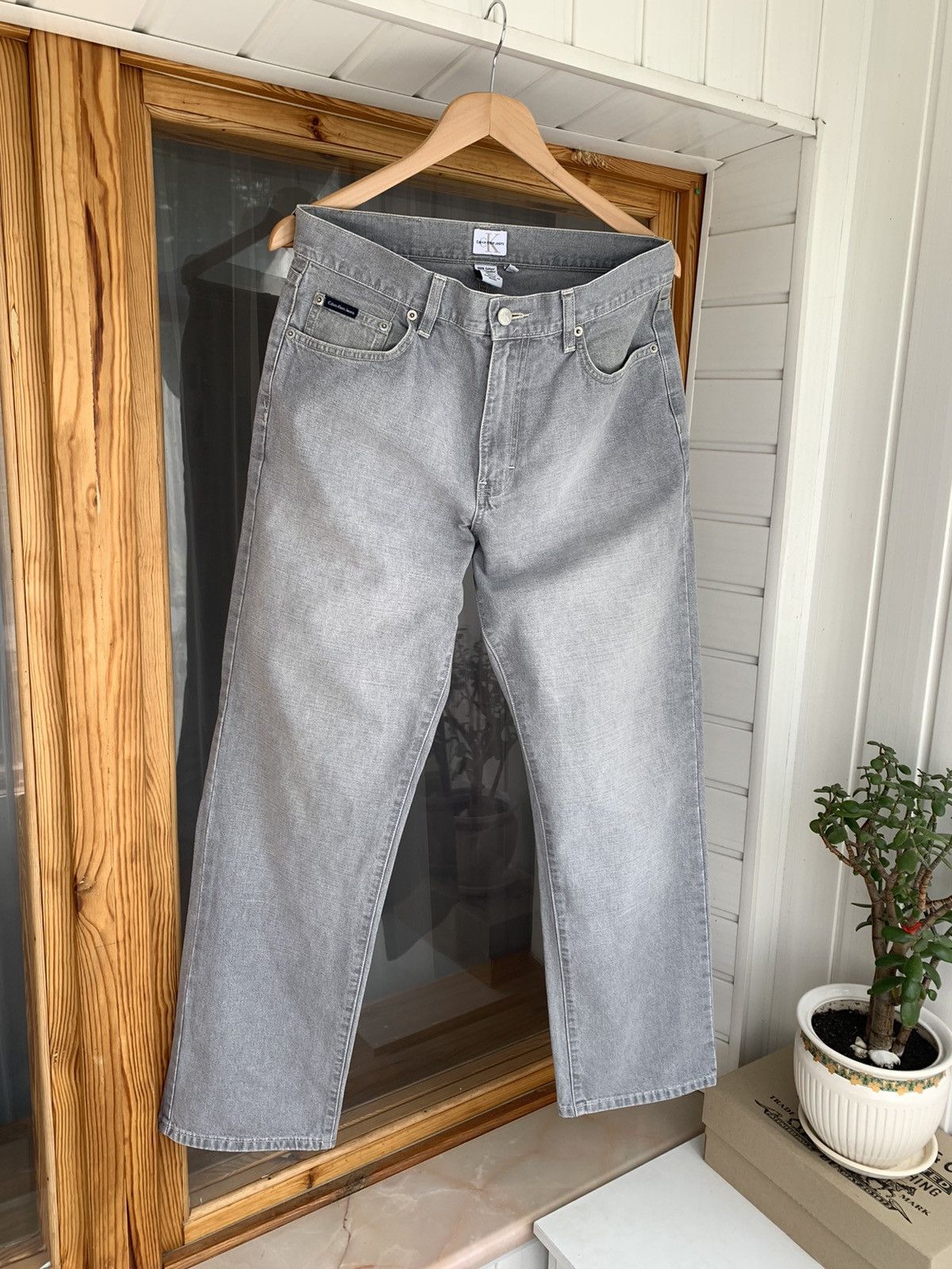 Calvin Klein Calvin Klein Vintage Jeans Grey Denim Size 32 Size US 32 / EU 48 - 1 Thumbnail