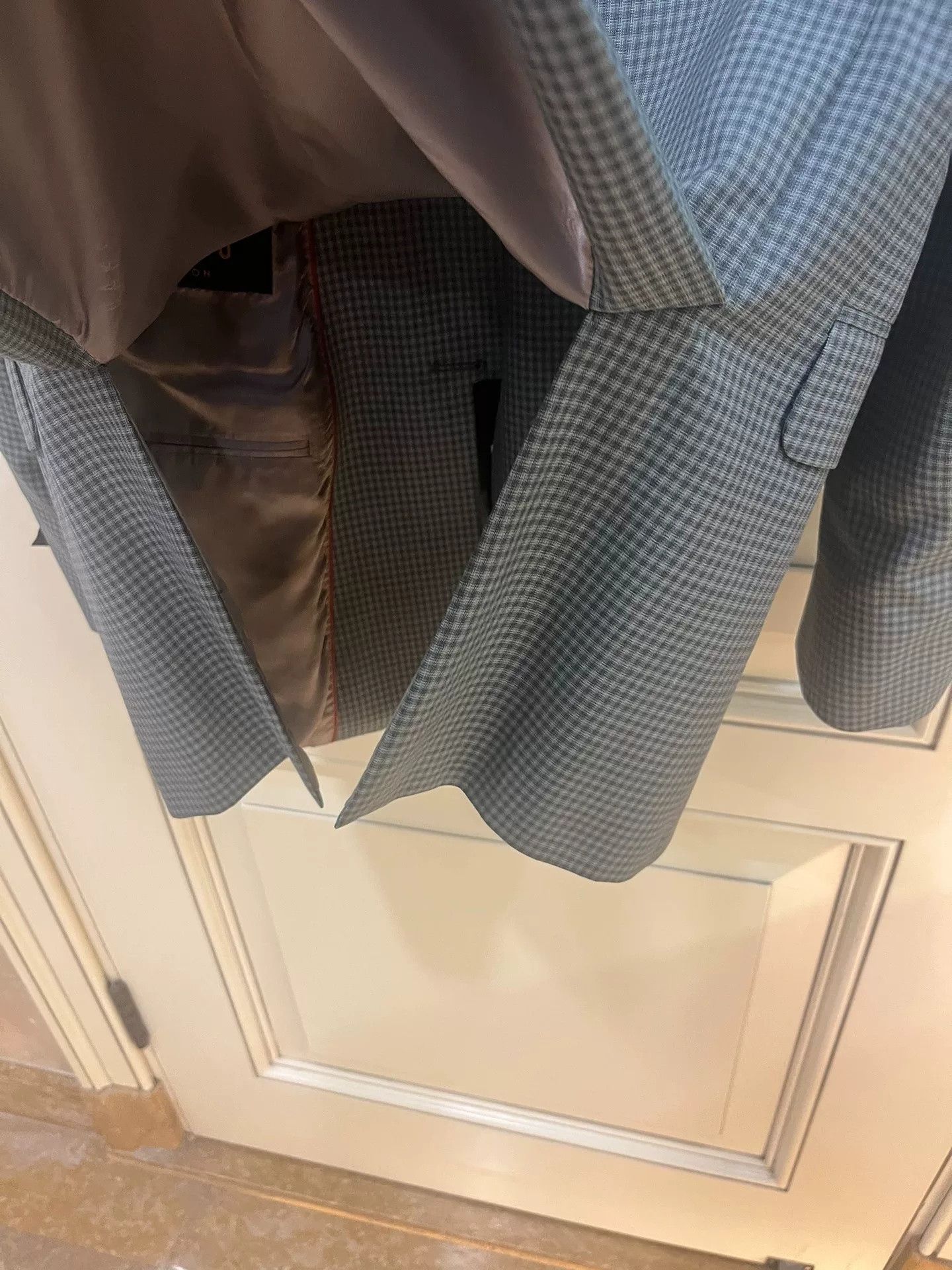 DAKS Daks London Green Wool Check Suit Size US S / EU 44-46 / 1 - 9 Thumbnail
