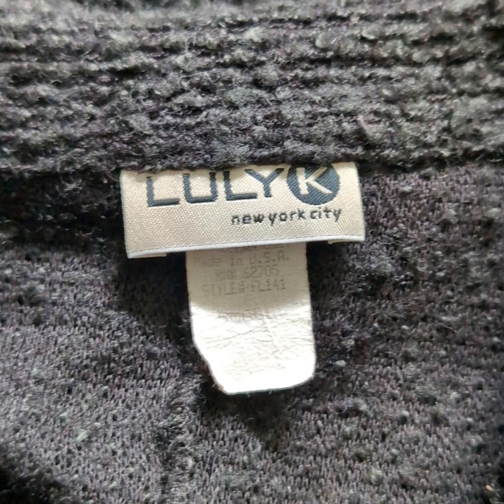 Designer Y2K 2000s Luly K Wool Blend Textured Long Cardigan Size S / US 4 / IT 40 - 5 Thumbnail