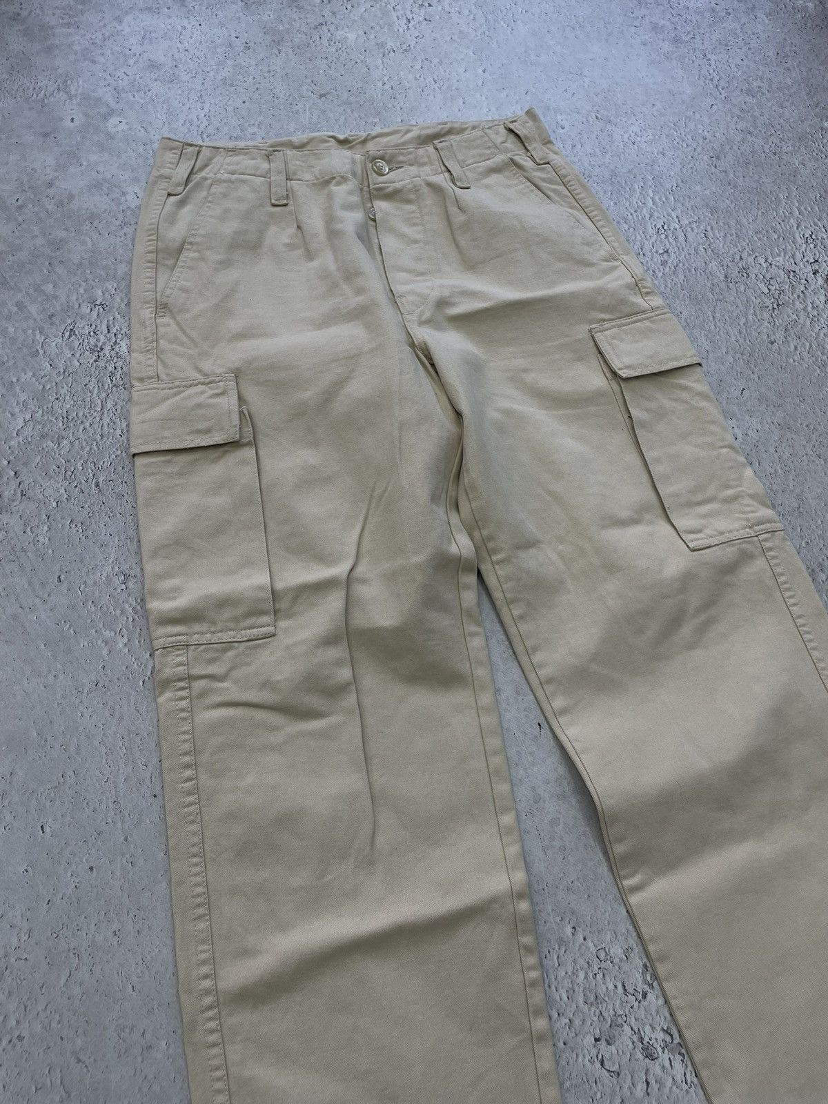 Diesel Rare baggy beige cargo pants y2k fashion Diesel Size US 31 - 4 Thumbnail
