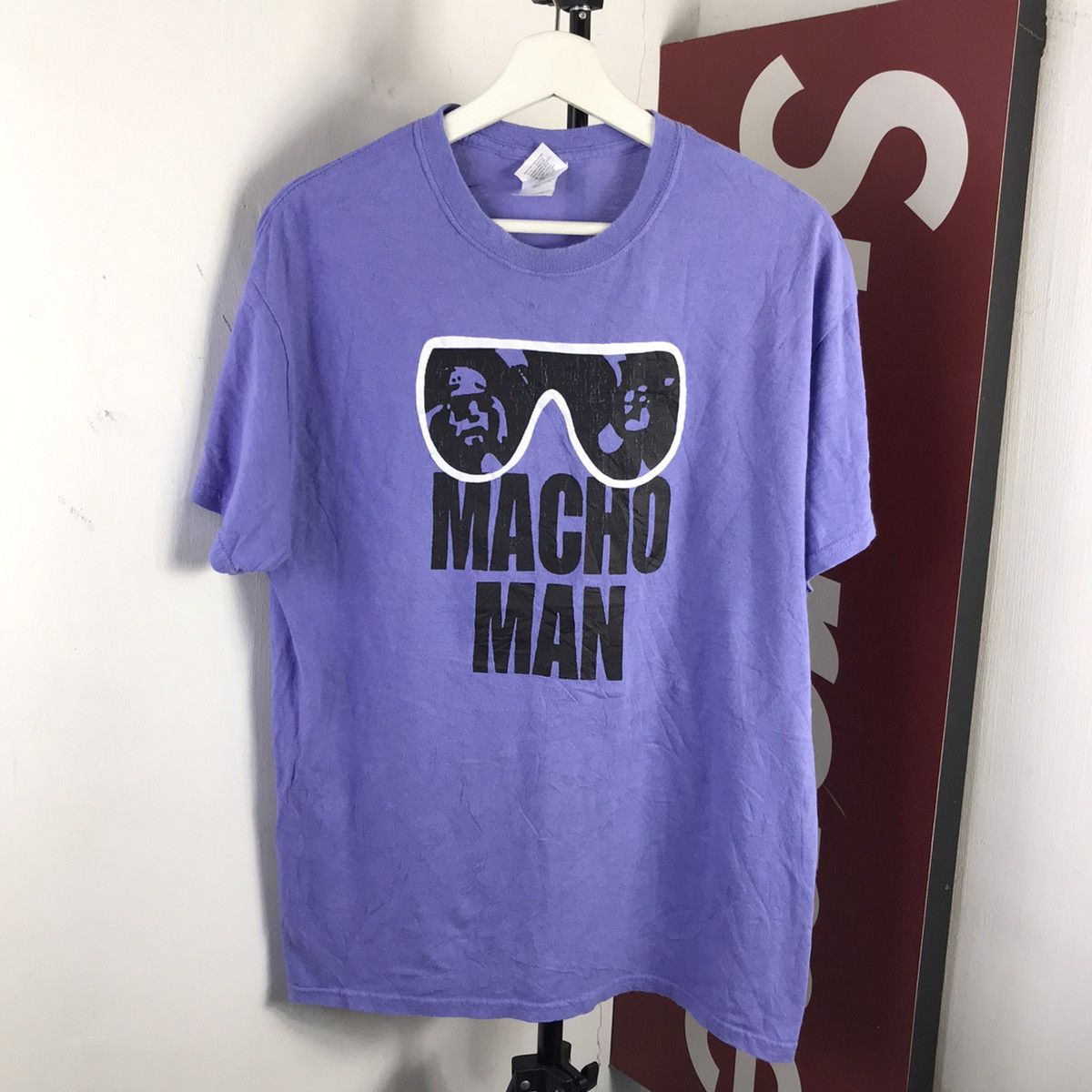 WWE Vintage Macho Man Randy Savage WWF WWE Tee madness Size US L / EU 52-54 / 3 - 1 Thumbnail