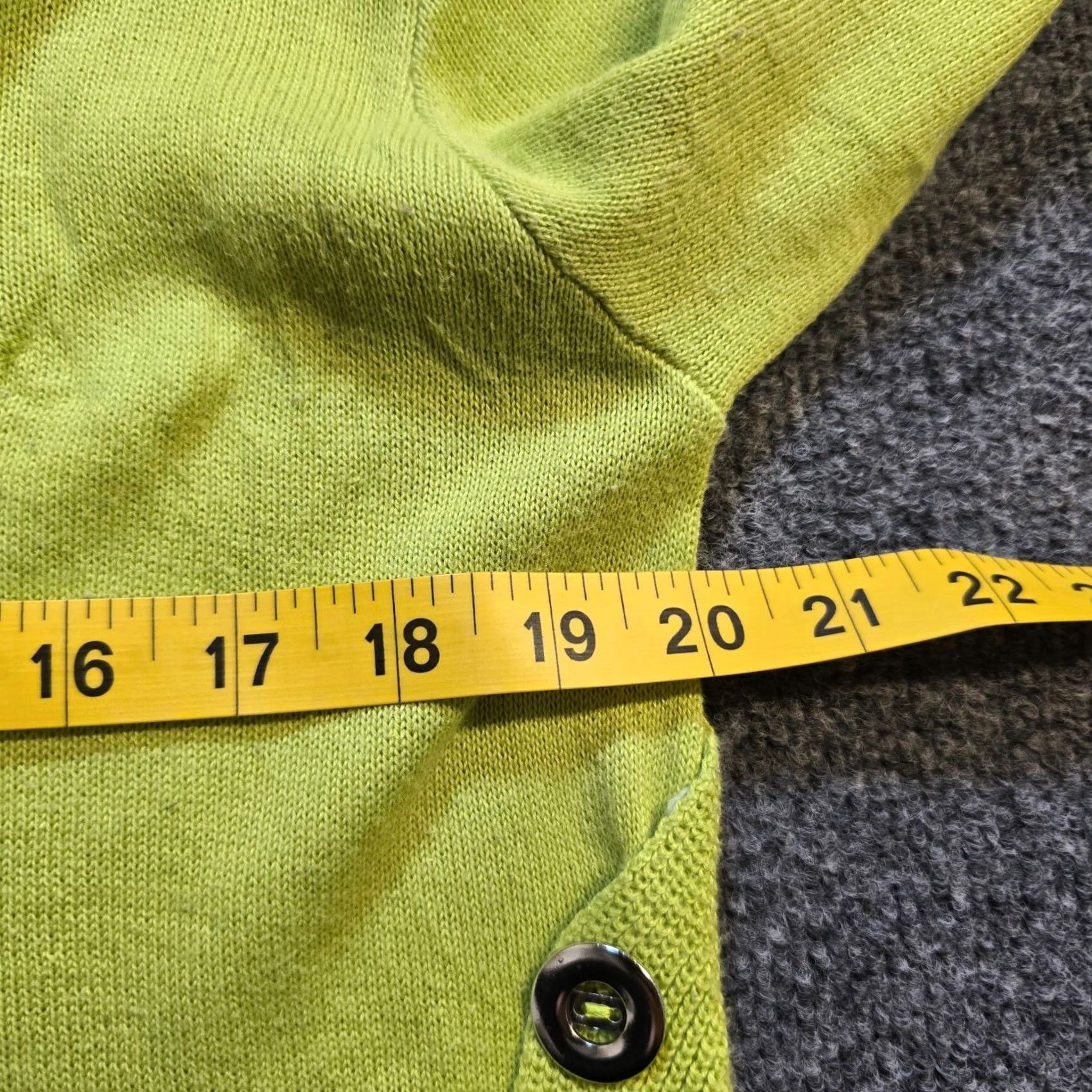 Vintage Lulu B Sweater Womens Large Green Cowl Neck Casual Lagenlook Pullover Knit Shirt Womens Size L / US 10 / IT 46 - 5 Thumbnail