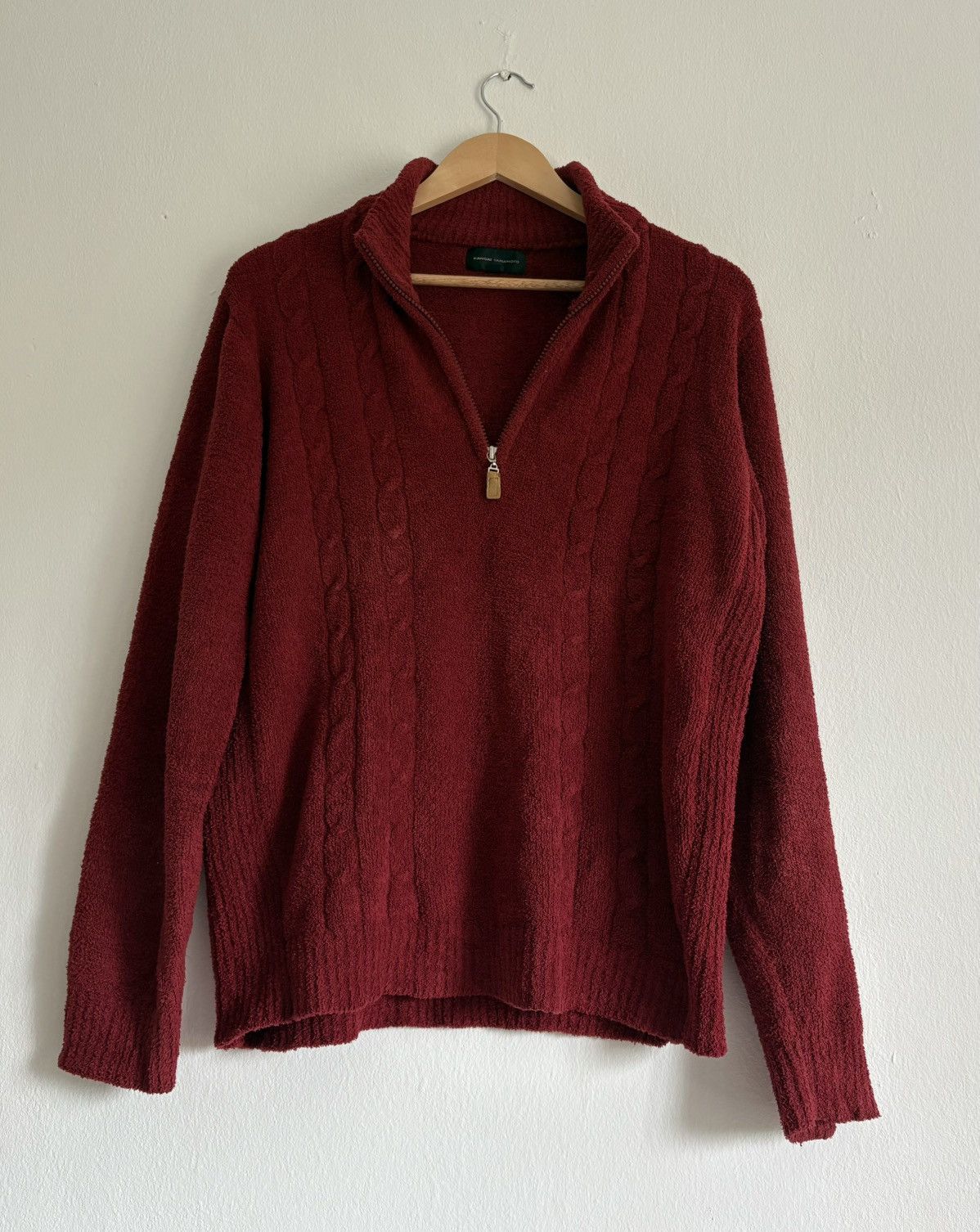 Kansai Yamamoto 2000s kansai yamamoto Half zipper. Sweater Size US L / EU 52-54 / 3 - 3 Thumbnail