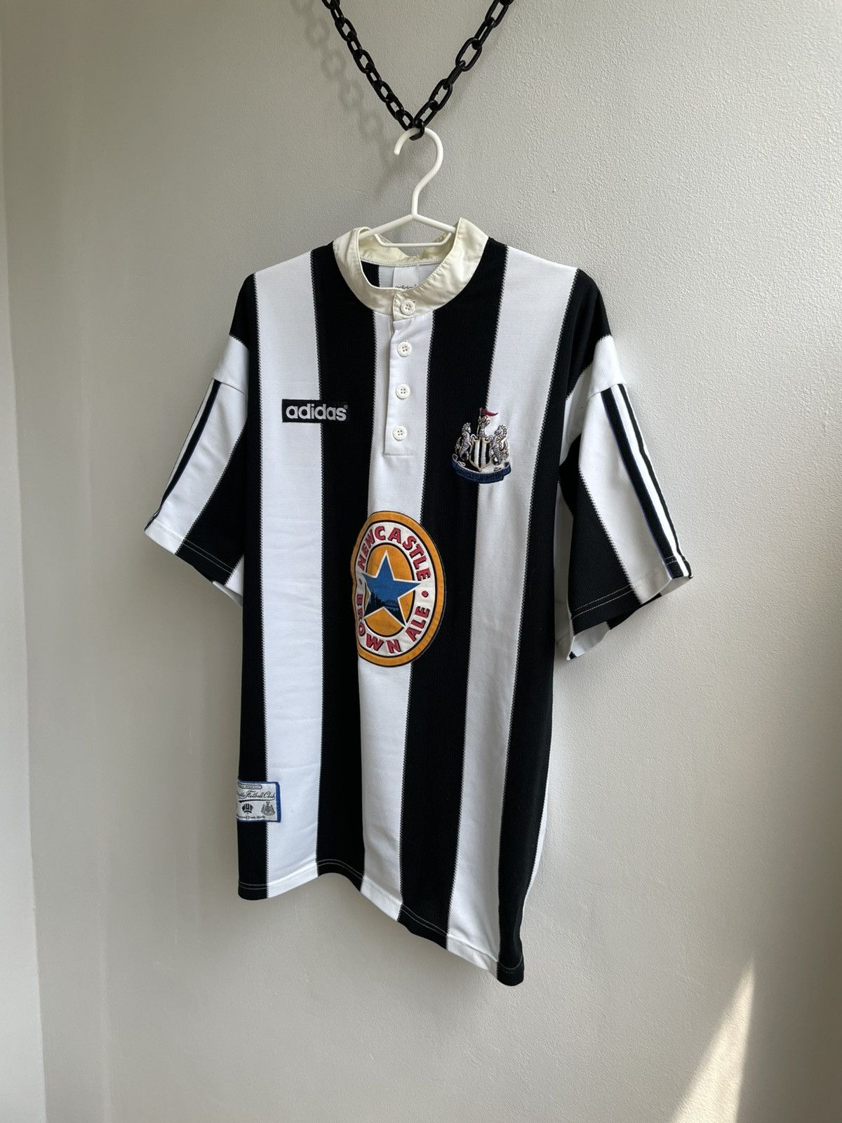 Vintage Newcastle United 1995 1996 1997 Home Shirt Football Soccer Size US XL / EU 56 / 4 - 2 Thumbnail