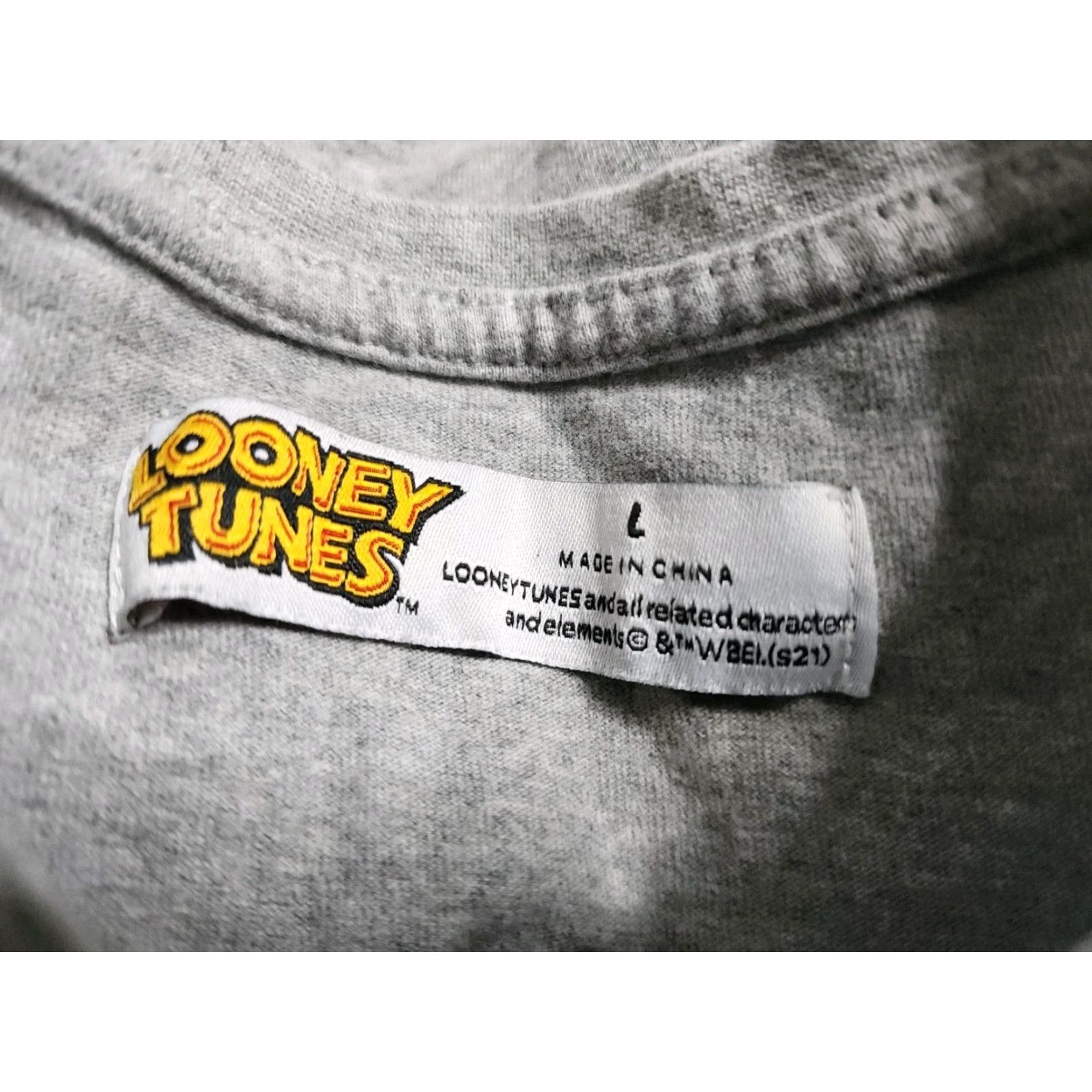 Vintage Mens L Bugs Bunny Looney Tunes Patch T Shirt Embroidered Warner Bros Size US L / EU 52-54 / 3 - 4 Thumbnail