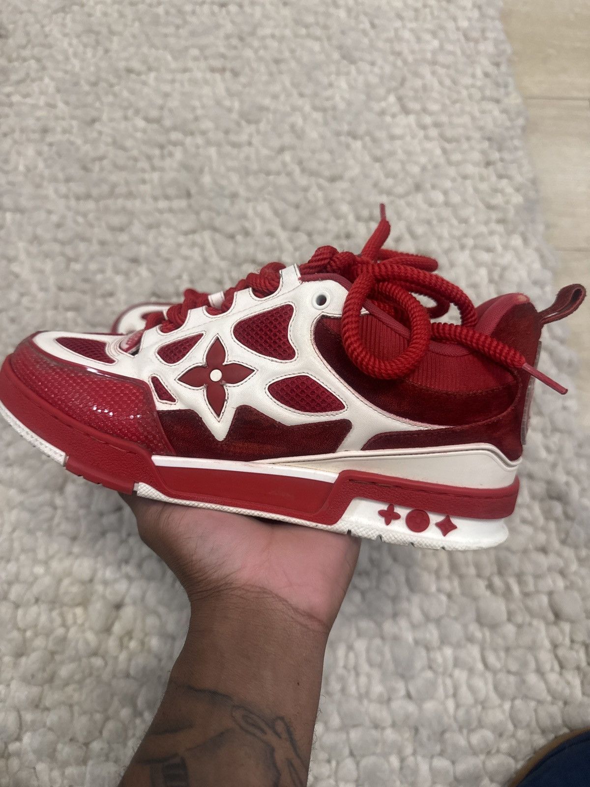 Louis Vuitton Louis Vuitton Skate Red Size US 10 / EU 43 - 5 Thumbnail