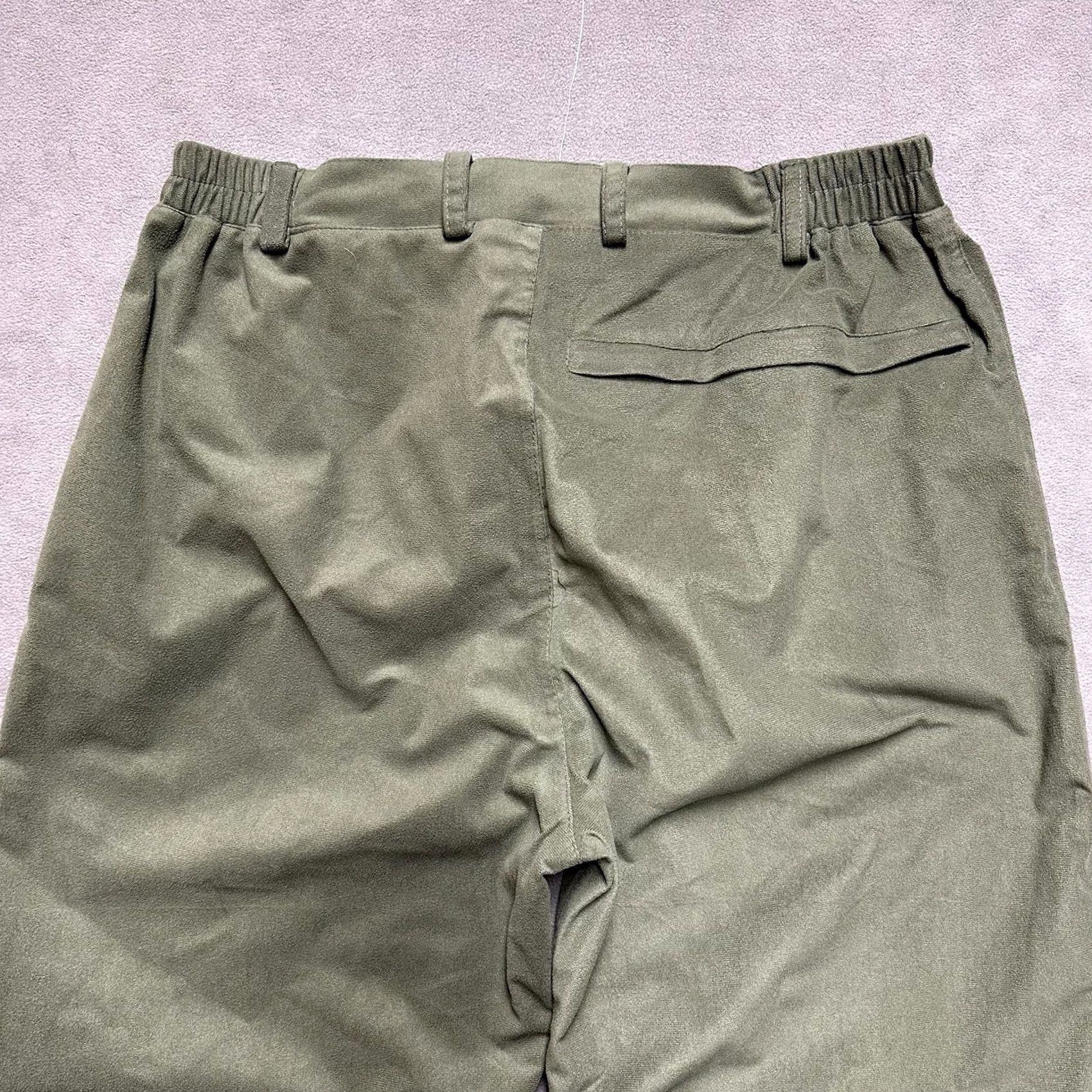 Vintage Huntworth Mens Medium Green Micro Fleece Hunting Pants Waterproof Weatherproof Size US 31 - 4 Thumbnail