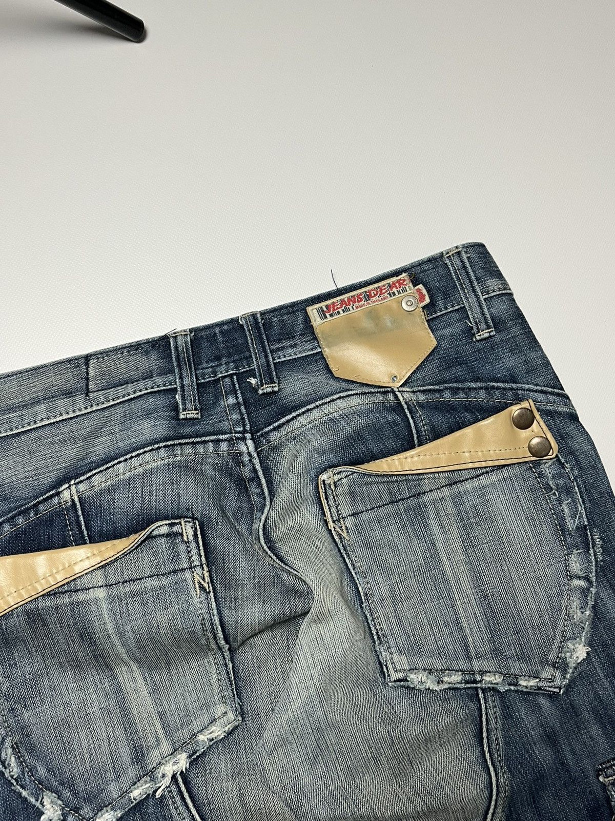 Japanese Brand Jeans De Art Cargo Multipockets Flare Size US 32 / EU 48 - 8 Thumbnail