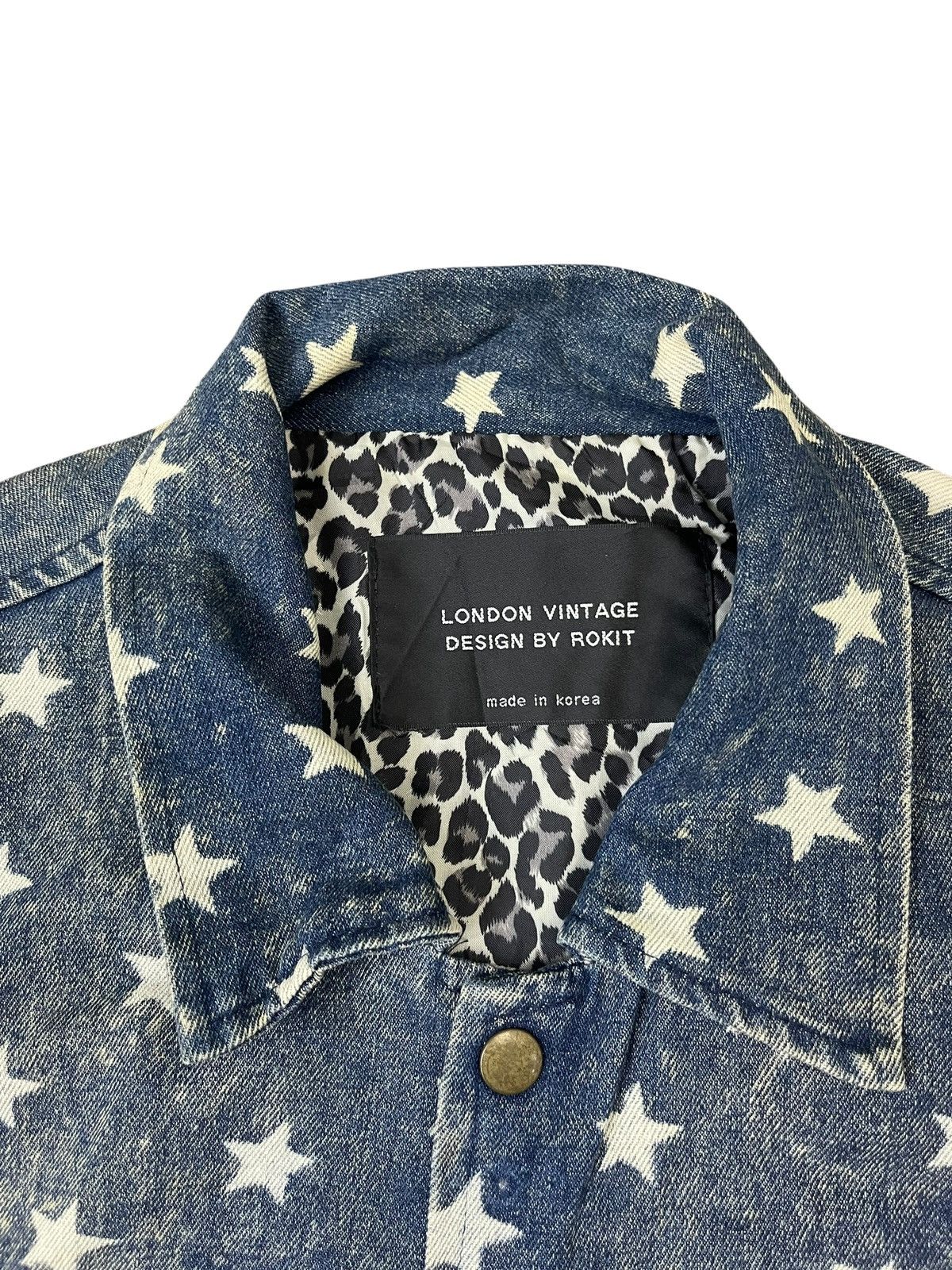 Rokit Vintage Rokit Denim Jacket Leopard Streetwear Size US M / EU 48-50 / 2 - 6 Thumbnail