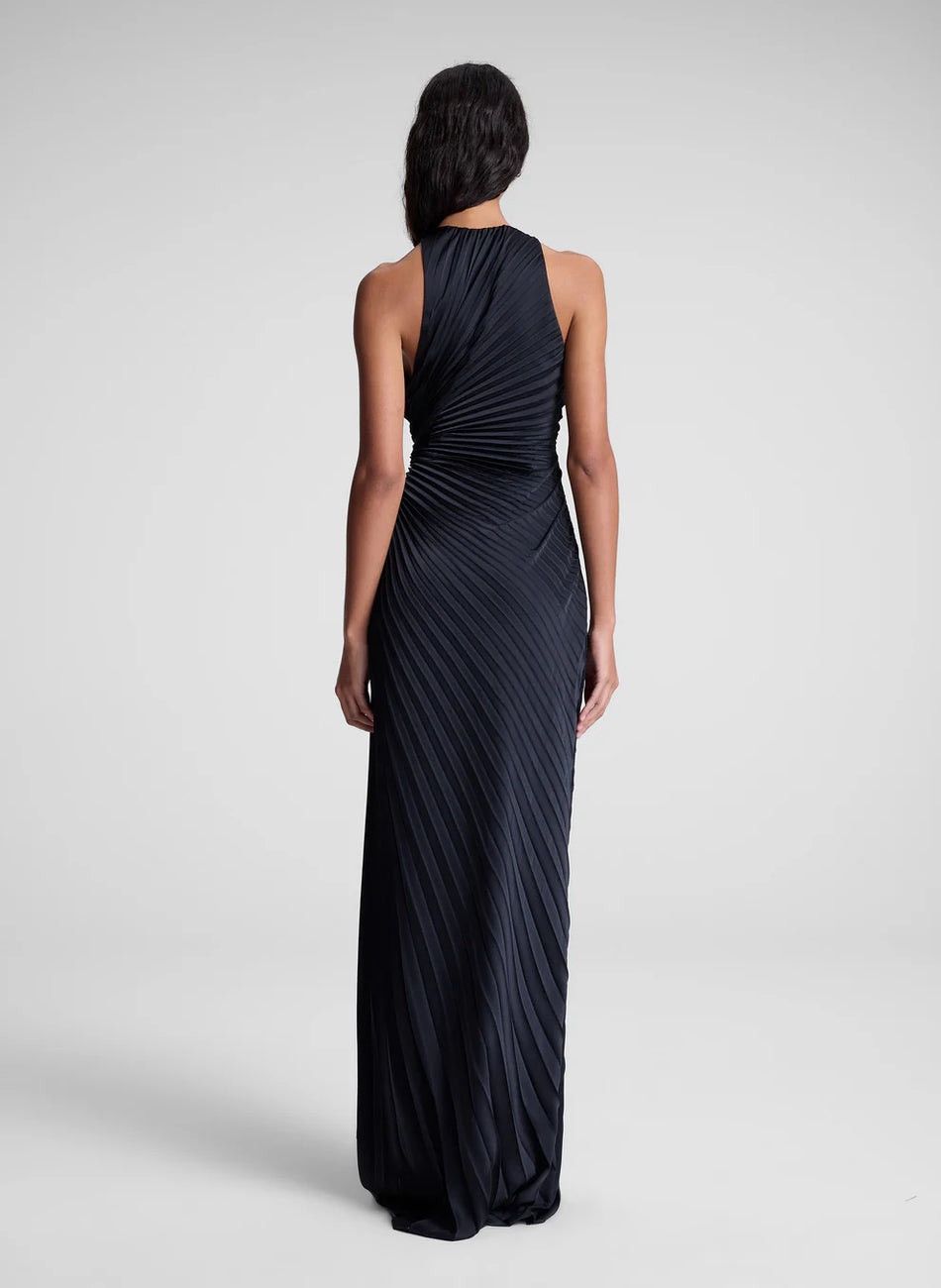 A.L.C. A.L.C Neckline Asymmetrically Draped Midi Dress Size S / US 4 / IT 40 - 2 Thumbnail