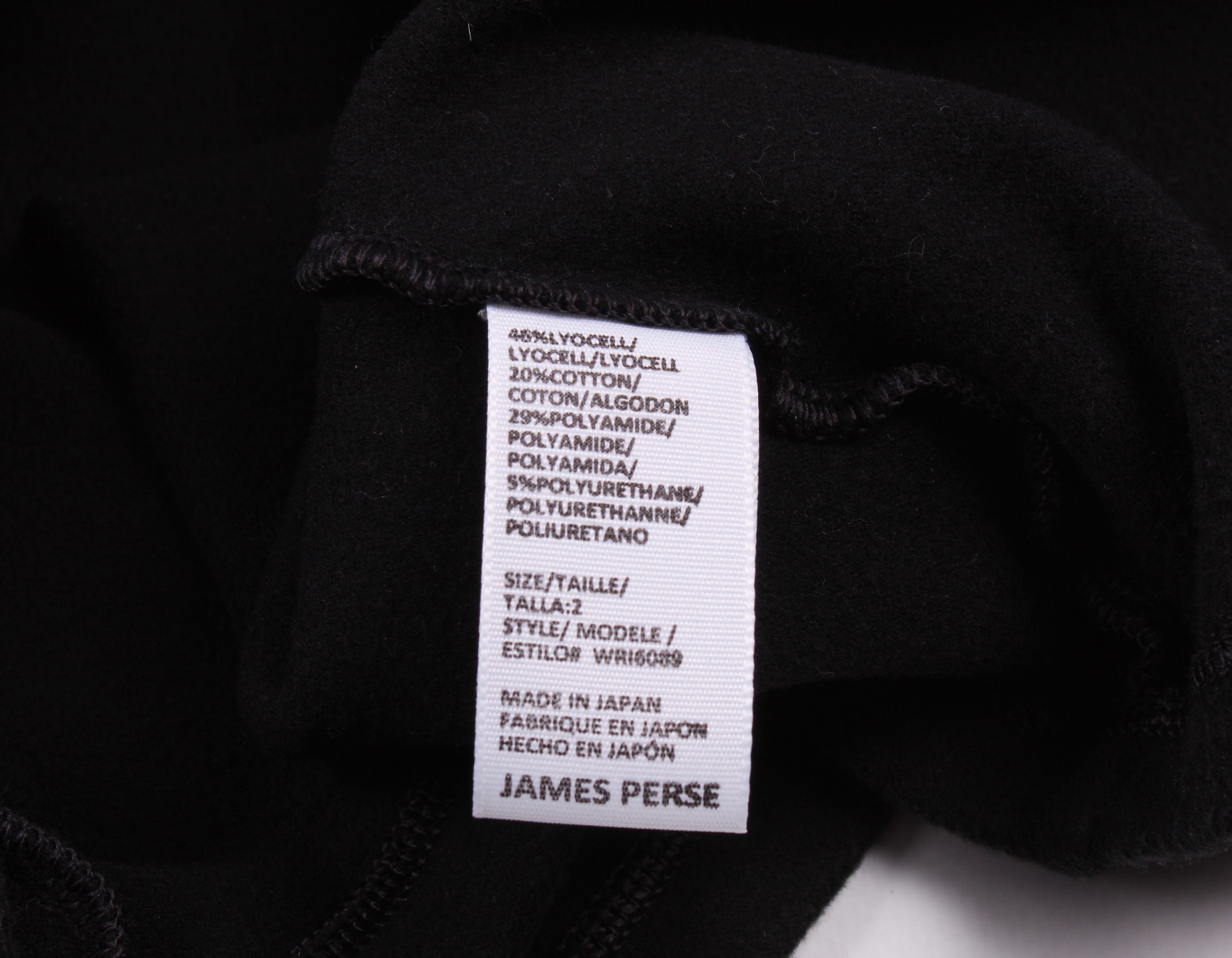 James Perse James Perse Full Zip Fleece Black Dress Size XS / US 0-2 / IT 36-38 - 8 Thumbnail
