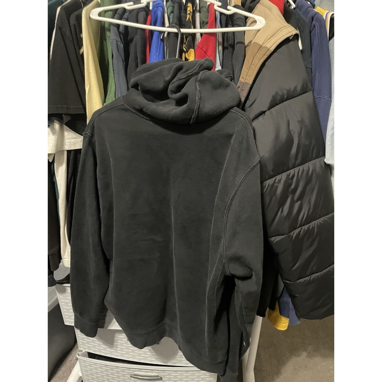 Nike Size L- Nike Sweatsuit Set Black Pullover Hoodie Sweatpants Size US 43 - 3 Thumbnail