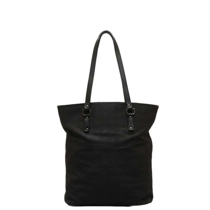 Salvatore Ferragamo Salvatore Ferragamo Salvatore Ferragamo Gancini Canvas Leather Tote Bag AU-21 4909 Canvas Tote Bag AU-21 4909 in Very Good Condition Size ONE SIZE - 1 Thumbnail