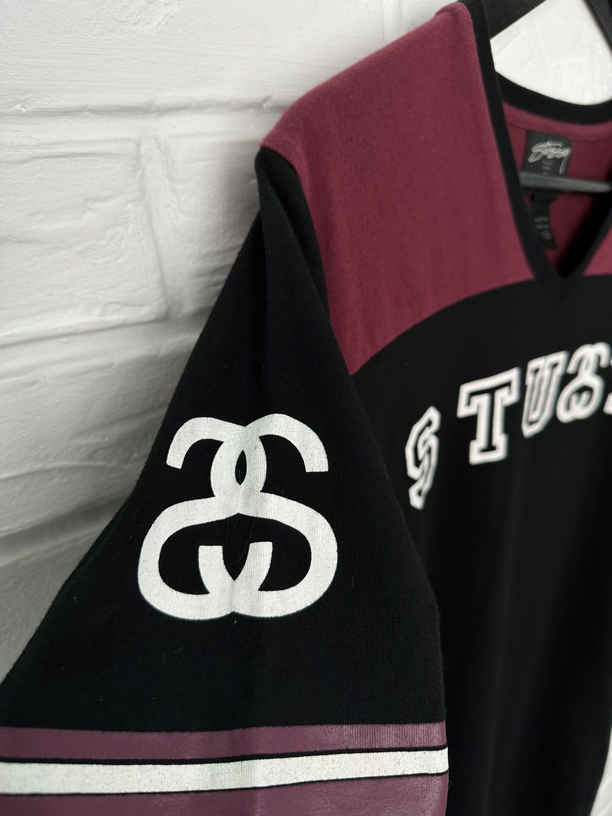 Stussy STUSSY Y2K Big Logo Long Sleeve T-Shirt Sweatshirt Tunic Size S / US 4 / IT 40 - 7 Thumbnail