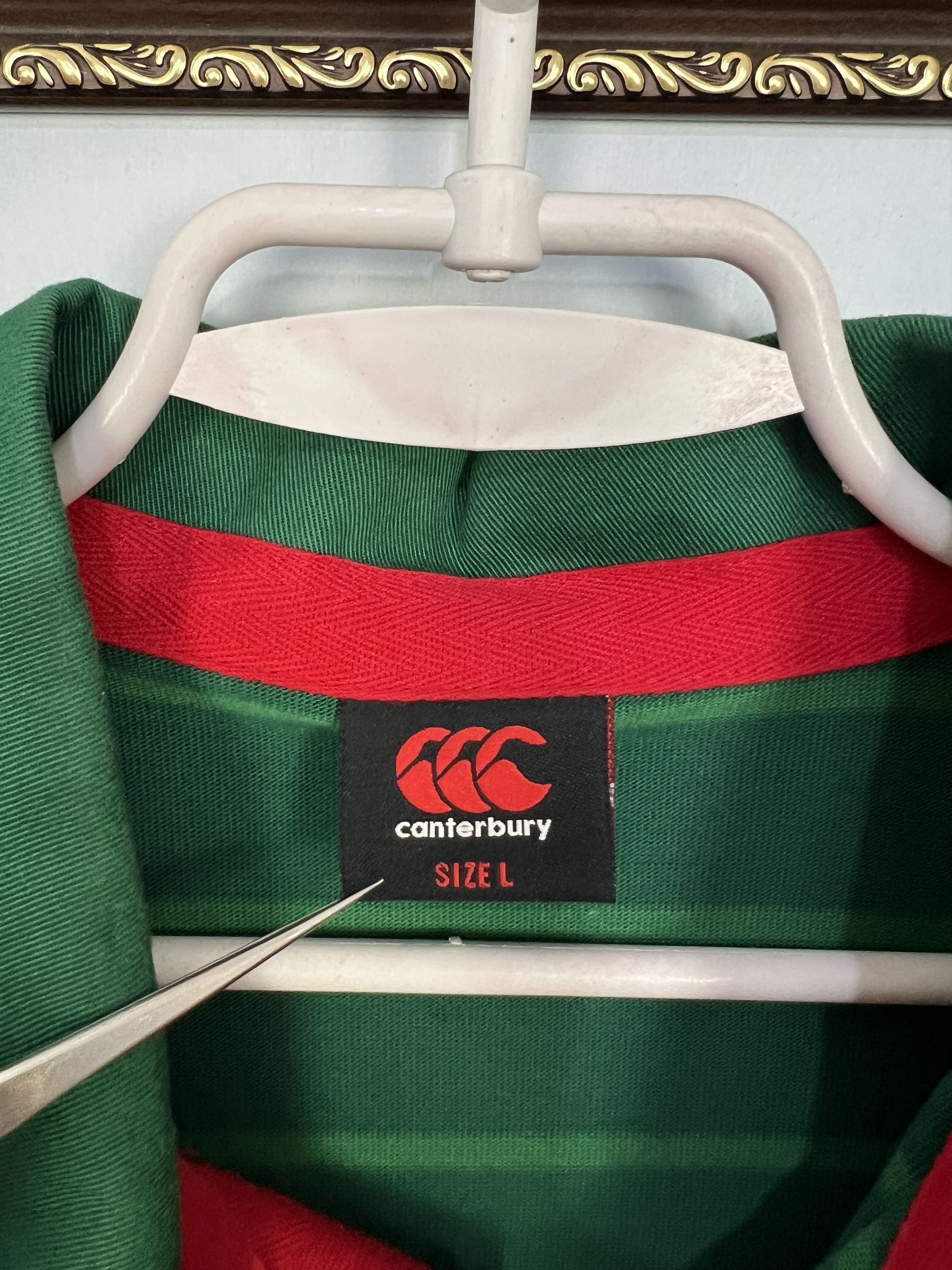 Canterbury of New Zealand Canterbury Leicester Tigers Rugby Union Jersey Mens Polo Size US L / EU 52-54 / 3 - 8 Thumbnail