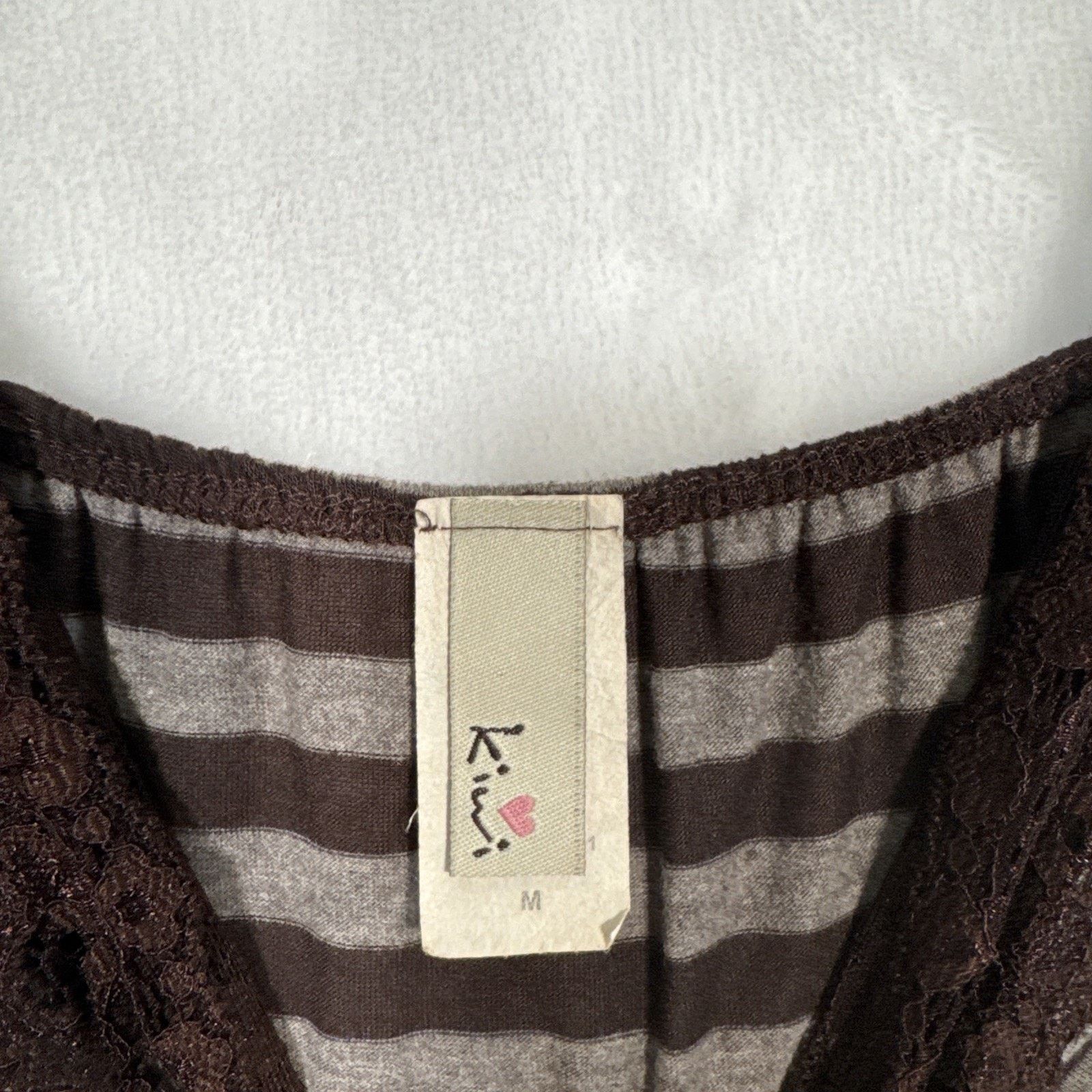 Kiwi Vintage 90s Y2K Kiwi Brown Asymmetrical Cami Tank Top M Size M / US 6-8 / IT 42-44 - 2 Thumbnail