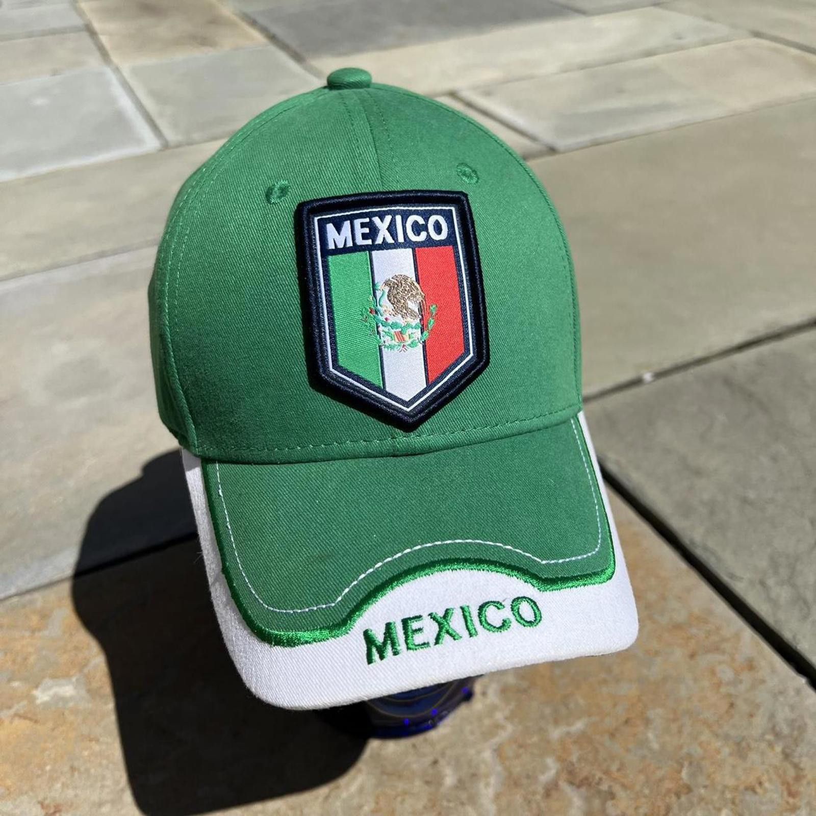 Other NWT Mexico + Flag Strapback Hat Size ONE SIZE - 2 Thumbnail