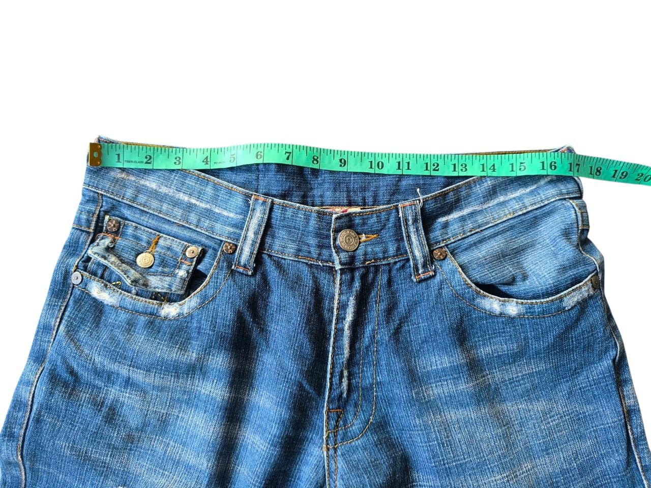 True Religion True Religion Flared Distressed Denim Size US 33 - 10 Thumbnail