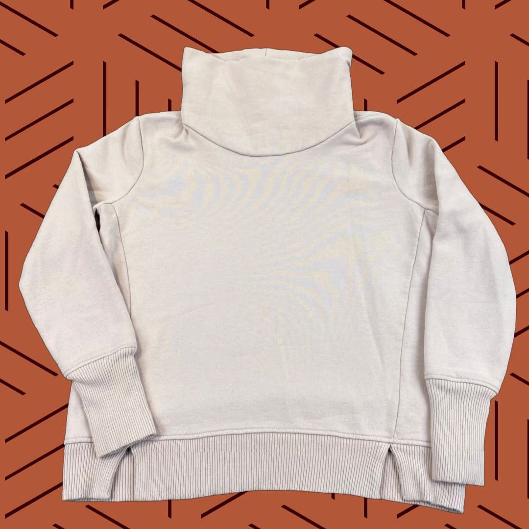 Athleta Athleta Sweatshirt Funnel Neck Thumbhole Womens Small Faint Pink Athletic 870421 Size S / US 4 / IT 40 - 1 Thumbnail