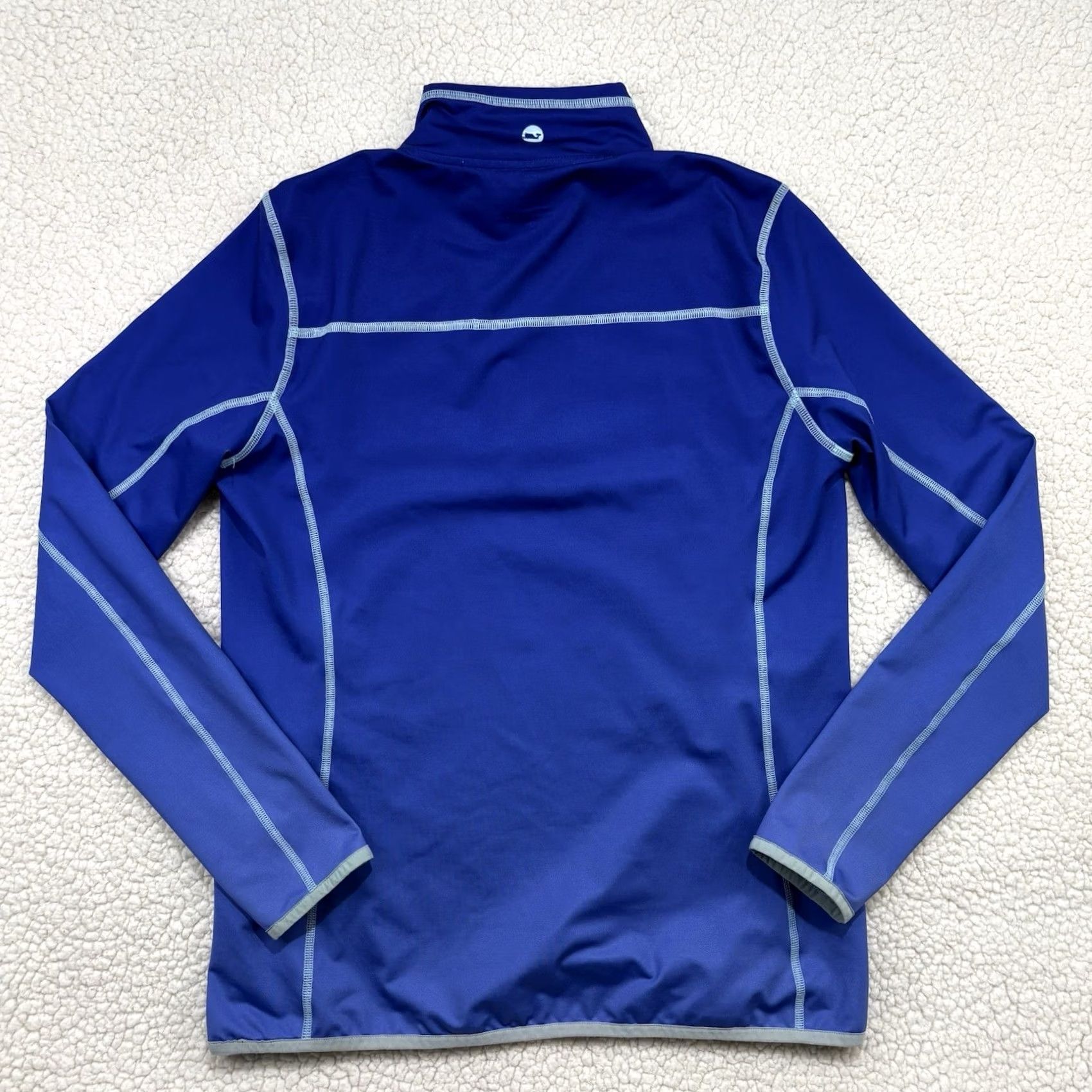 Vineyard Vines Vineyard Vines 1/4 Zip Pullover Jacket Long Sleeve Blue Women’s M Activewear Logo Classic Size M / US 6-8 / IT 42-44 - 4 Thumbnail