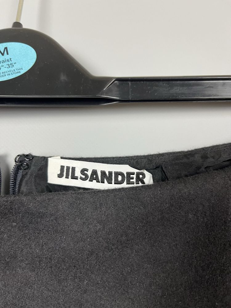 Jil Sander Vintage Jil Sander Wool Midi Skirt Size 27" / US 4 / IT 40 - 5 Thumbnail