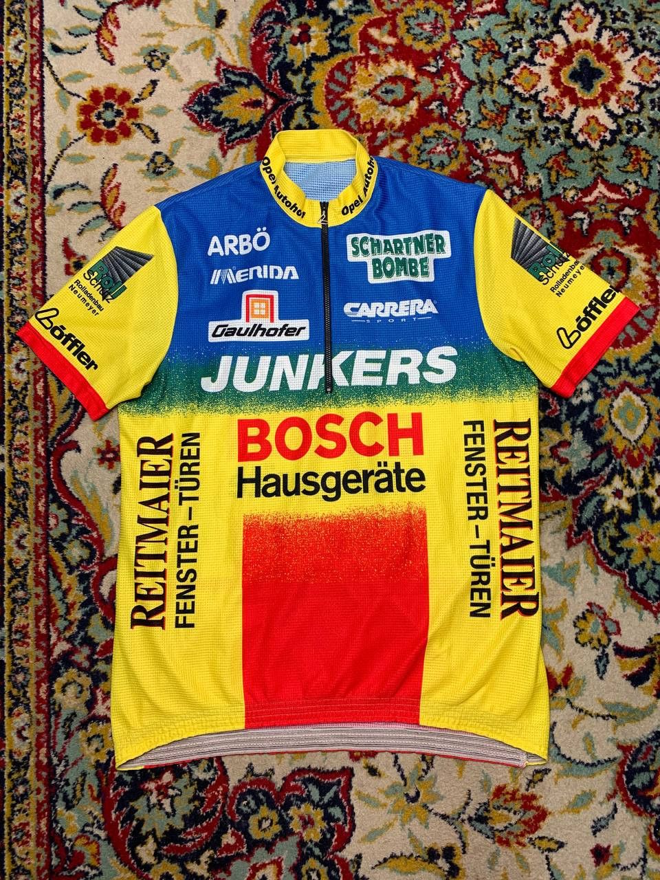 Bicycle × Vintage Vintage Bosch Junkers Cycling Top Jersey Size XL Size US XL / EU 56 / 4 - 1 Thumbnail