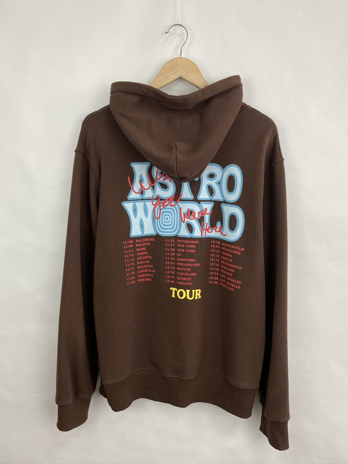 Band Tees 🇺🇸 Travis Scott Astroworld Sicko Mode Hoodie Brown Size US L / EU 52-54 / 3 - 2 Thumbnail