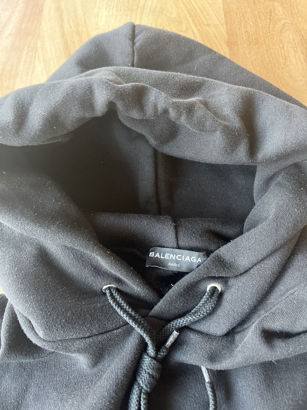 Balenciaga Black hoodie Size US M / EU 48-50 / 2 - 2 Thumbnail