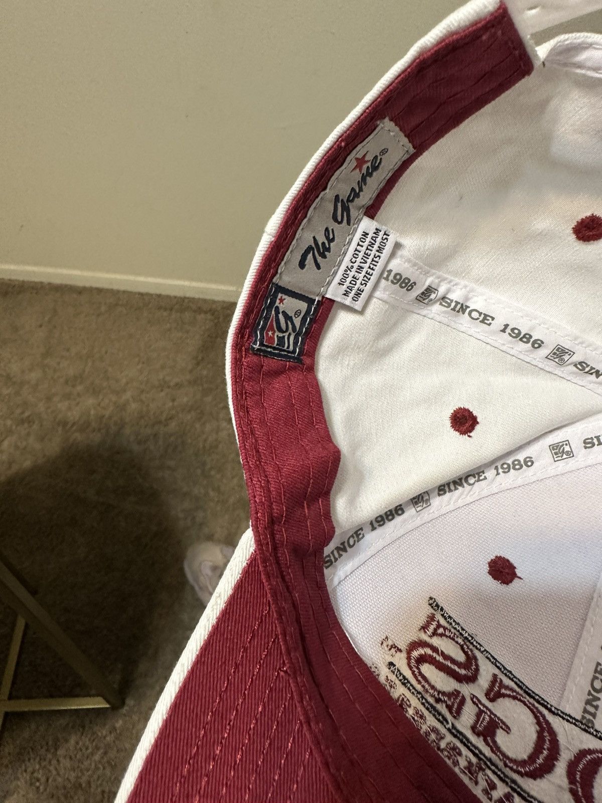 NCAA Vintage NCAA Arkansas University “HOGS” hat 90s Size ONE SIZE - 8 Thumbnail