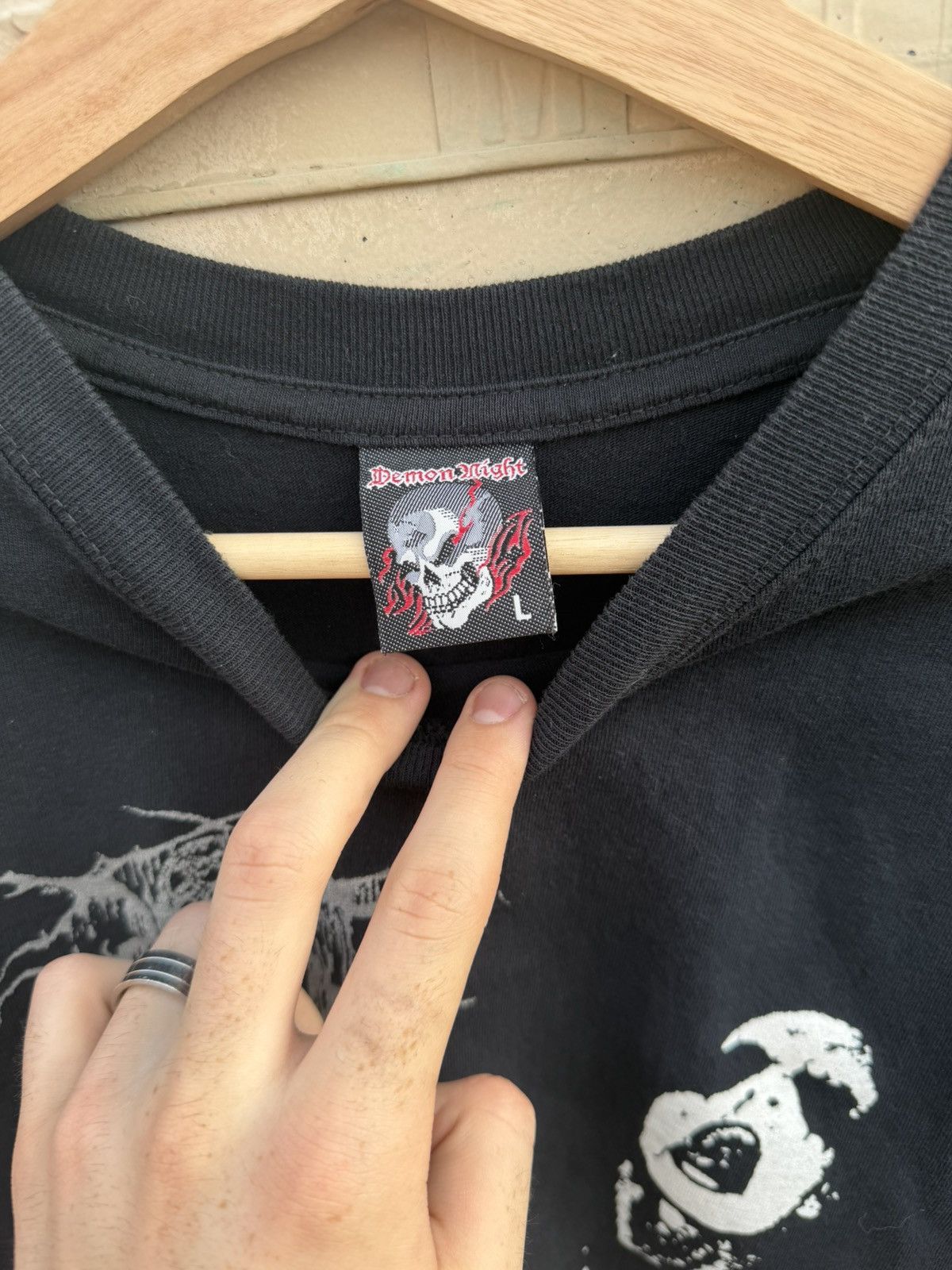 Vintage 2000s Dark Throne Transylvania Hunger Size US L / EU 52-54 / 3 - 5 Thumbnail