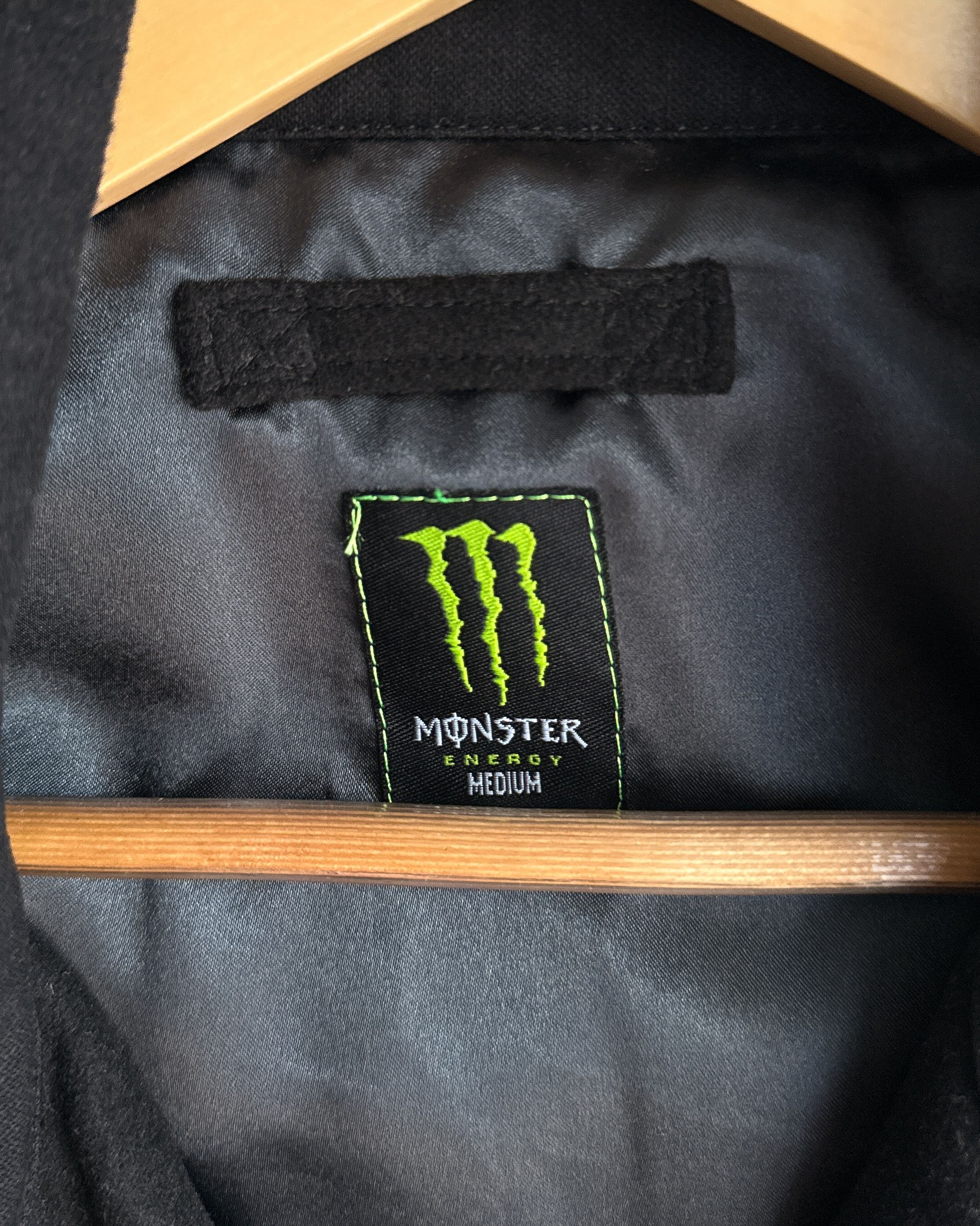 Vintage Vintage 2000s Monster Energy Thick Wool Flannel Shirt Y2K Size US M / EU 48-50 / 2 - 5 Thumbnail