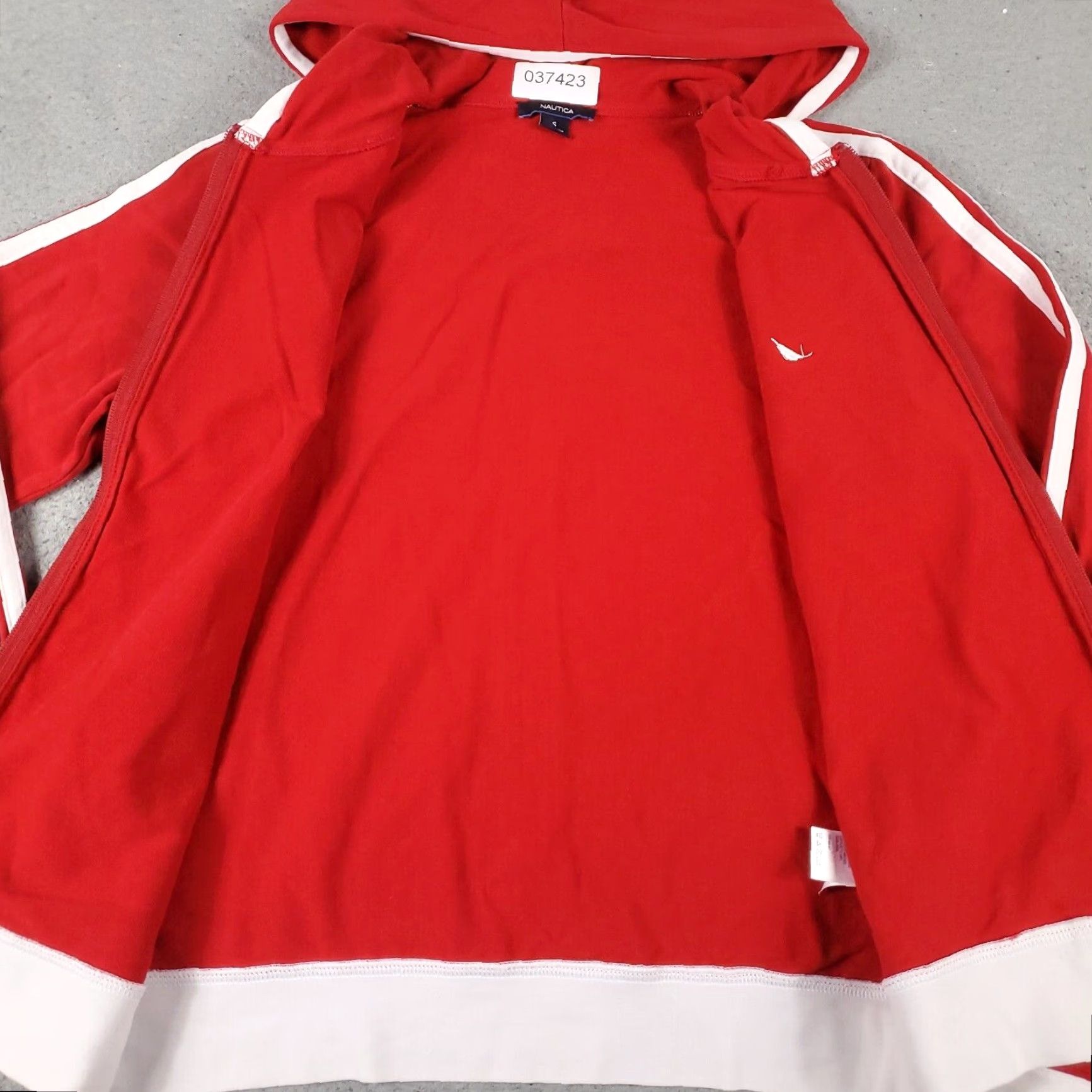 Nautica Nautica Hoodie Sweater Womens Small Red Full Zip Knit Long Sleeve Size S / US 4 / IT 40 - 5 Thumbnail