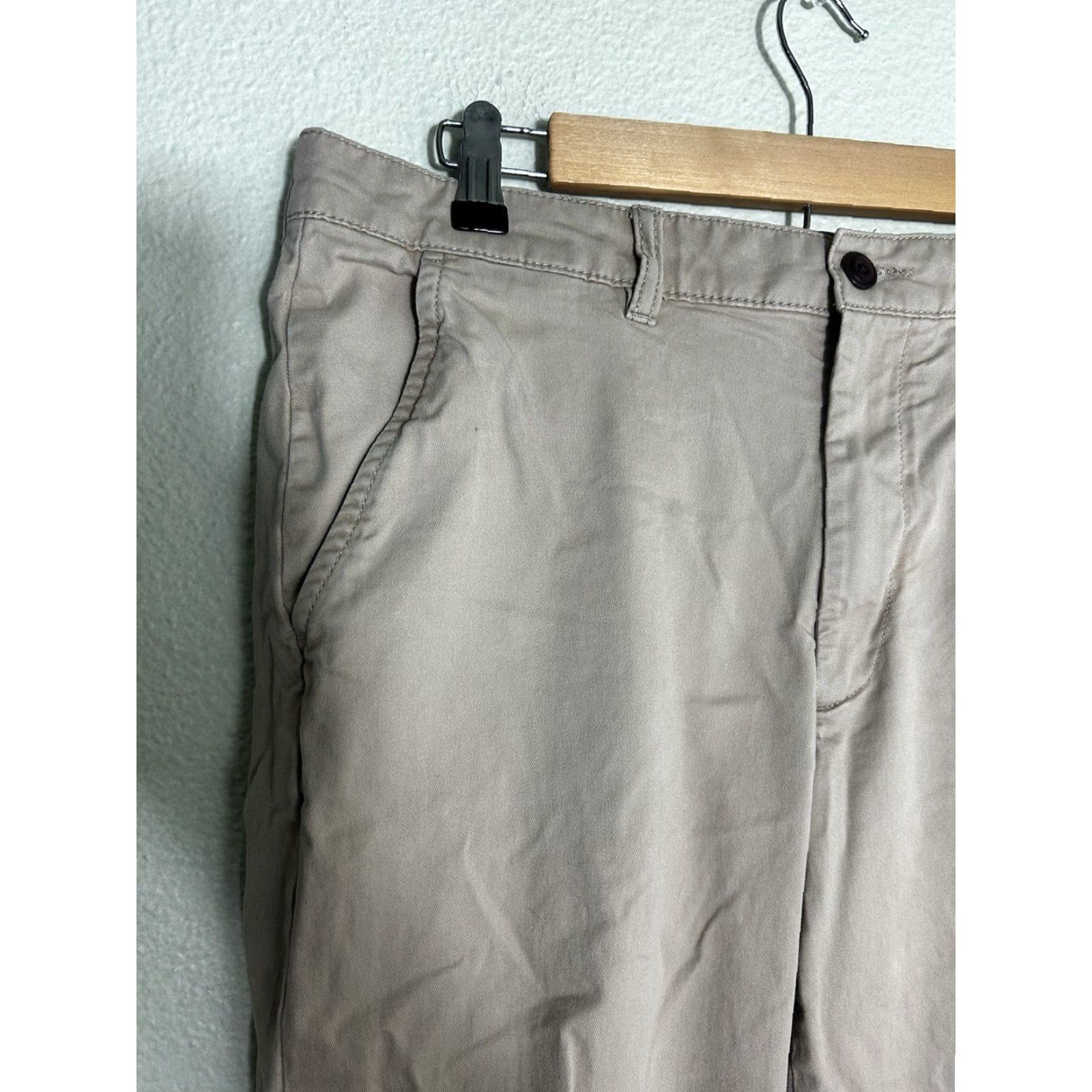 Vintage LL Bean Pants Mens 32x31 Beige Chino Classic Fit Straight Leg 509409 Size US 32 / EU 48 - 4 Thumbnail