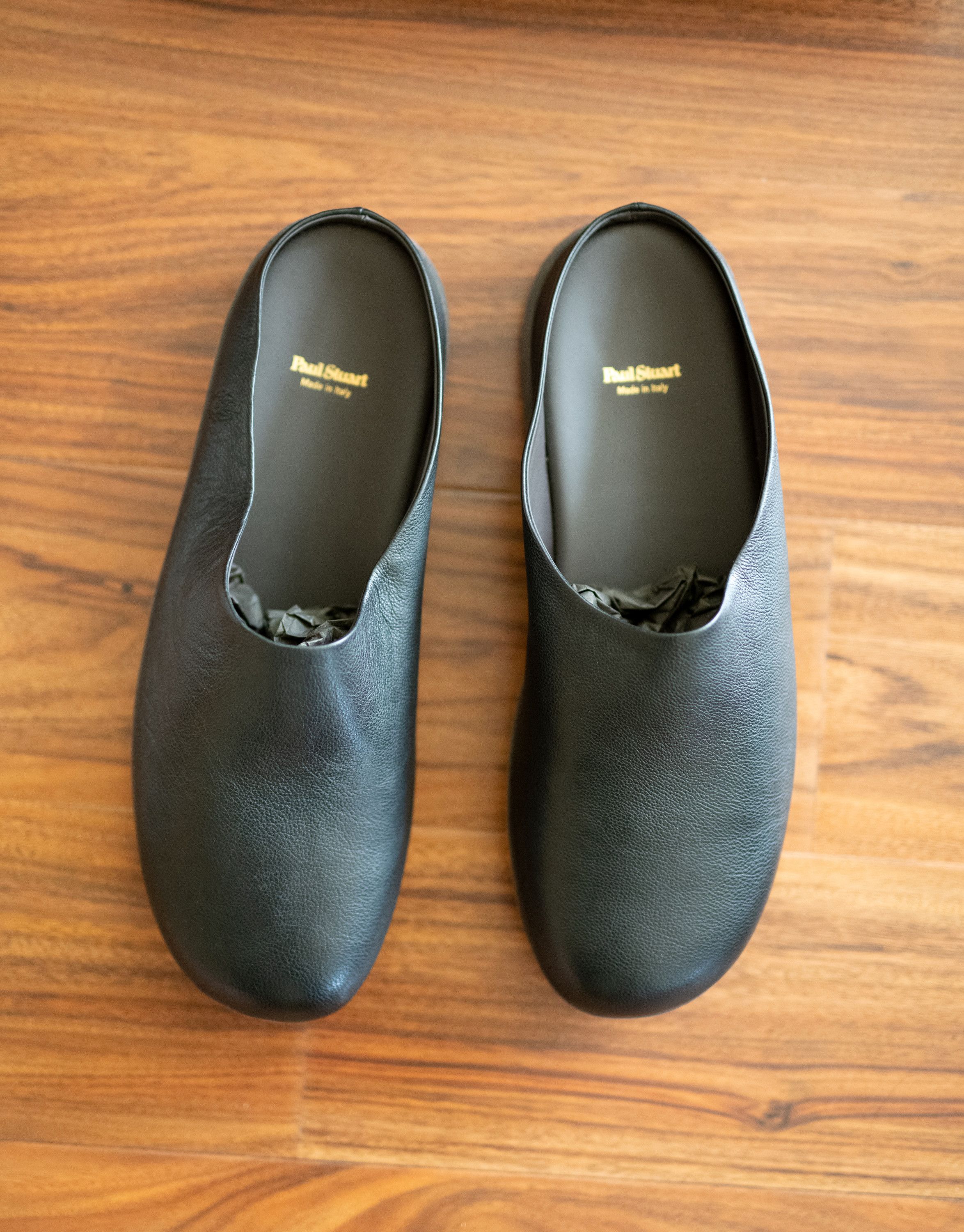 Paul Stuart Paul Stuart 'Hampton' Leather Clog Slide Mules Slippers 12 Size US 12 / EU 45 - 3 Thumbnail
